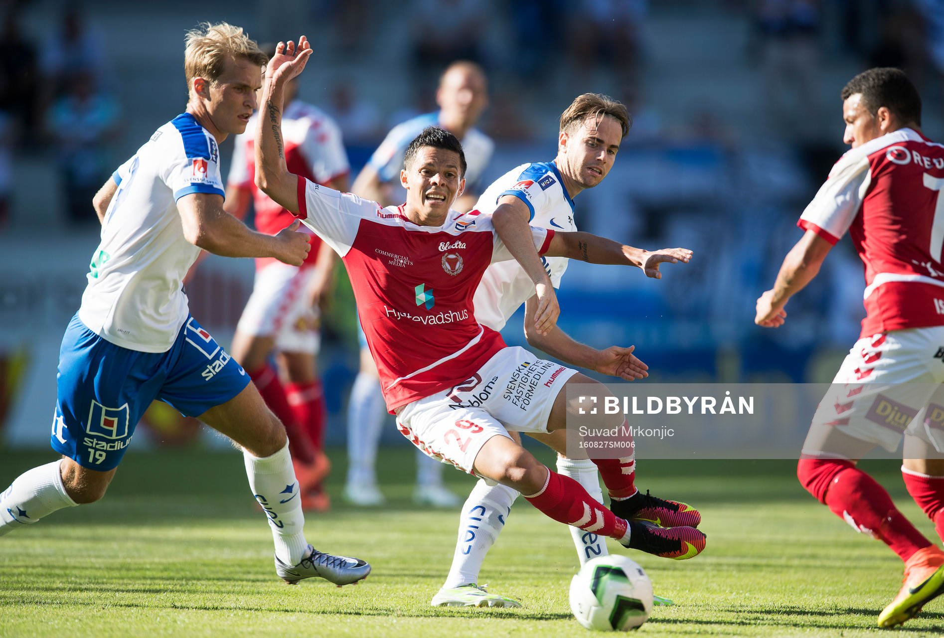 Kalmars Romário Pereira Sipião och Norrköpings Andreas