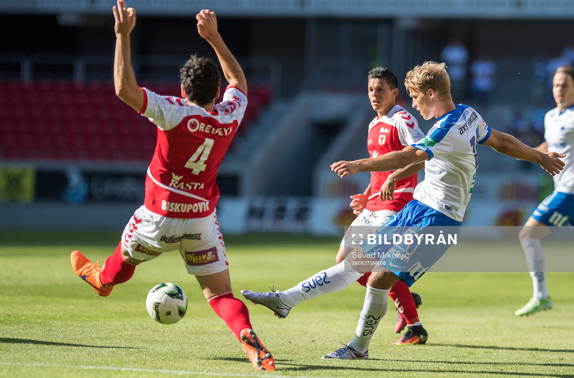 Kalmars Marko Biskupovic och Norrköpings Sebastian