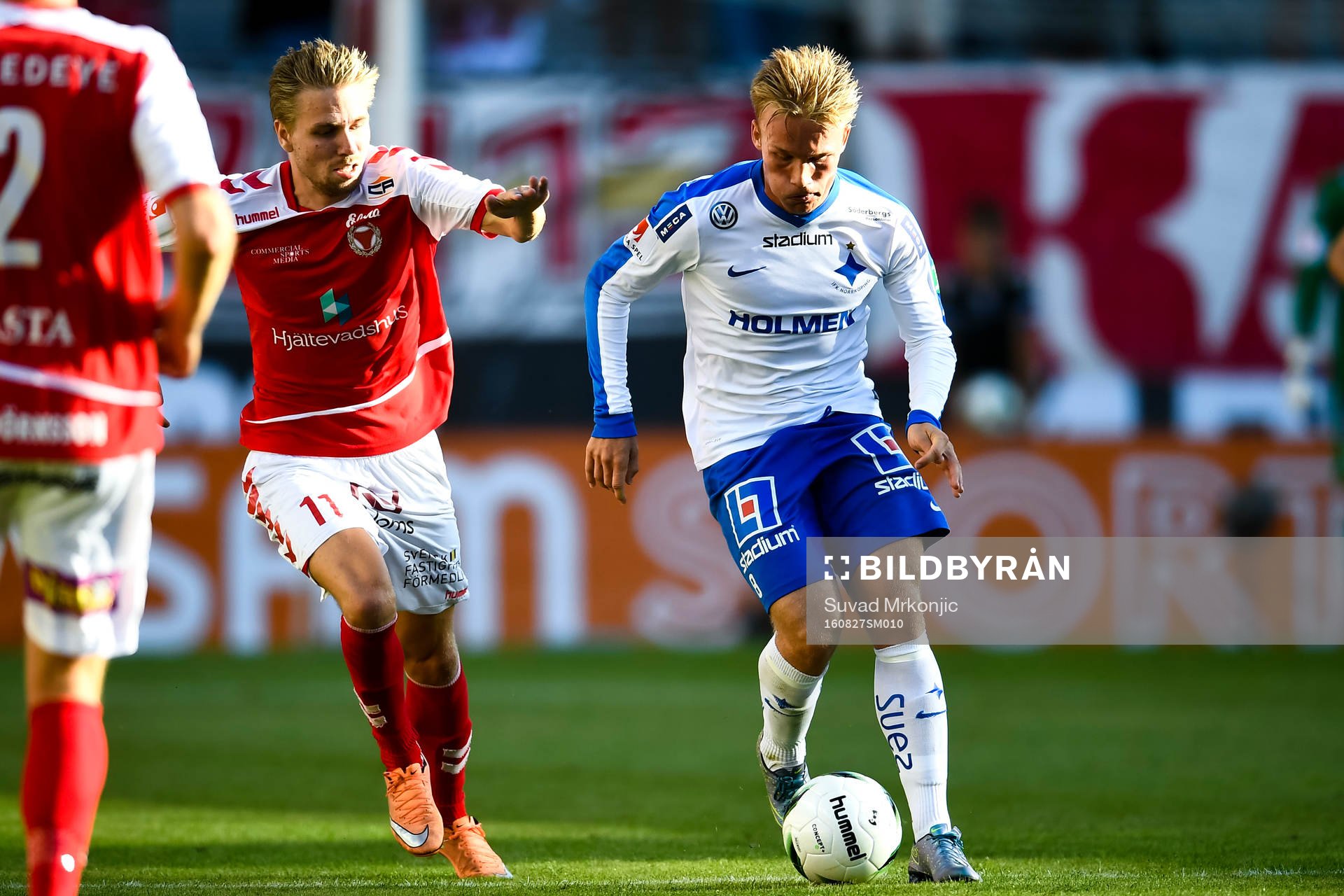 Kalmars Jonathan Ring och Norrköpings Nicklas Bärkroth