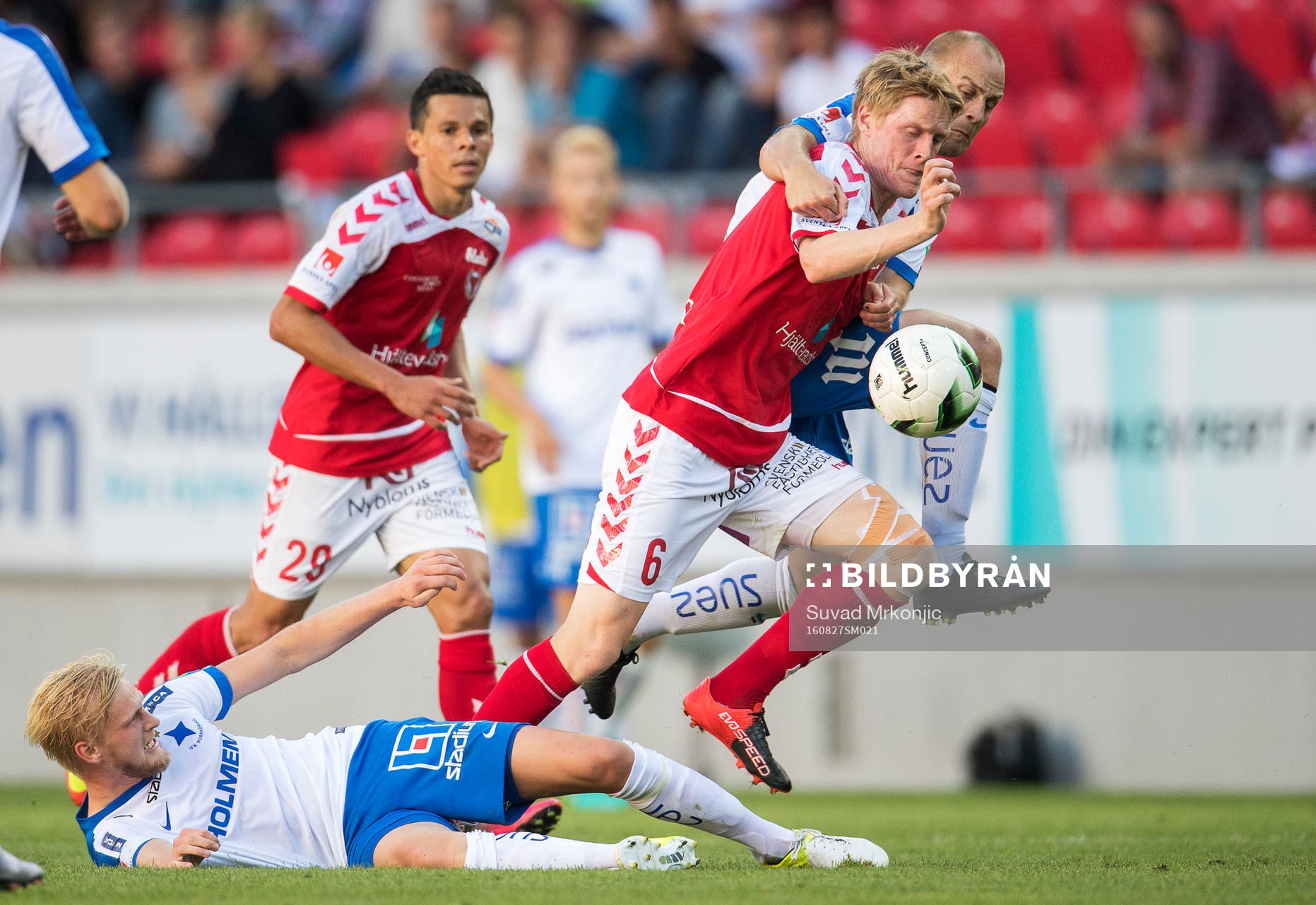 Norrköpings Karl Holmberg och Daniel Sjölund samt Kalmars