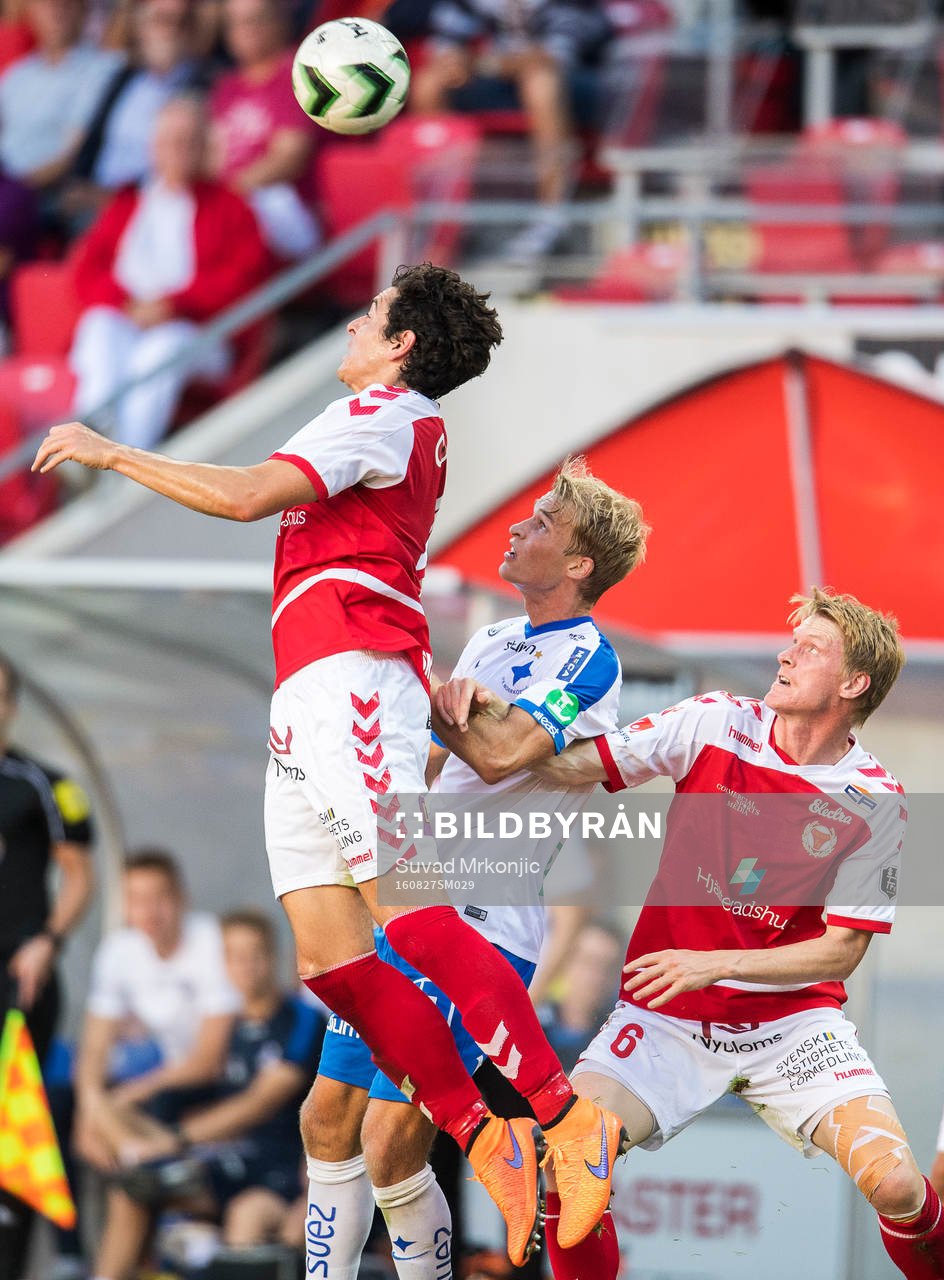Kalmars Marko Biskupovic och Rasmus Elm samt Norrköpings