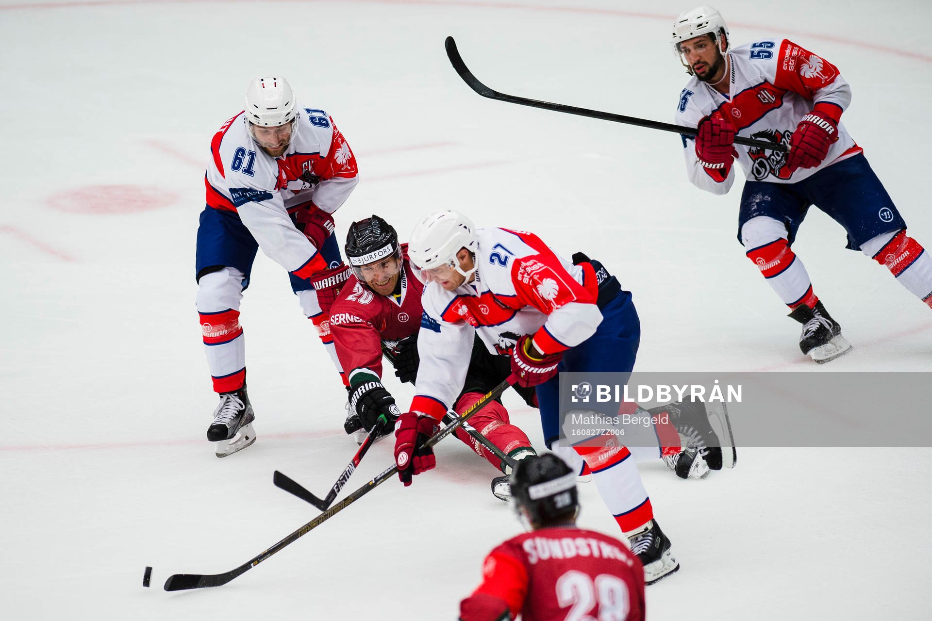Pardubices Tomas Kaut, Nicholas Schaus och Petr Hubacek