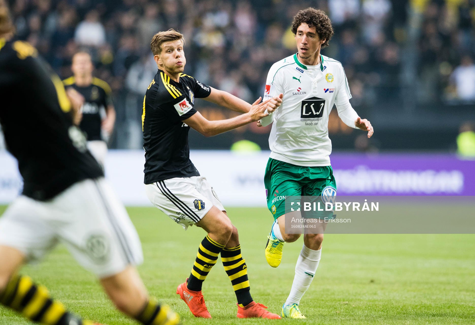 s Sauli Väisänen och Hammarbys Romulo Cabral Pereira Pinto