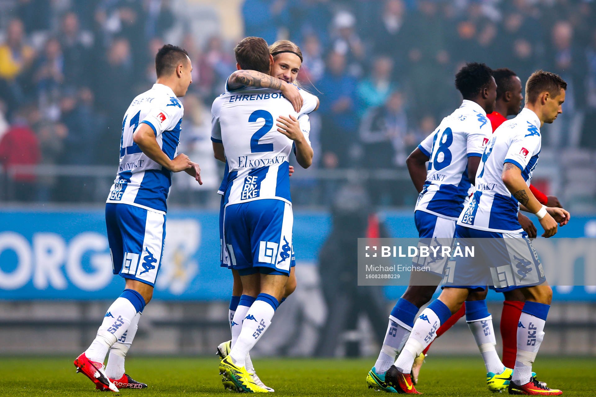 IFK Göteborgs Elias Mar Omarsson jublar