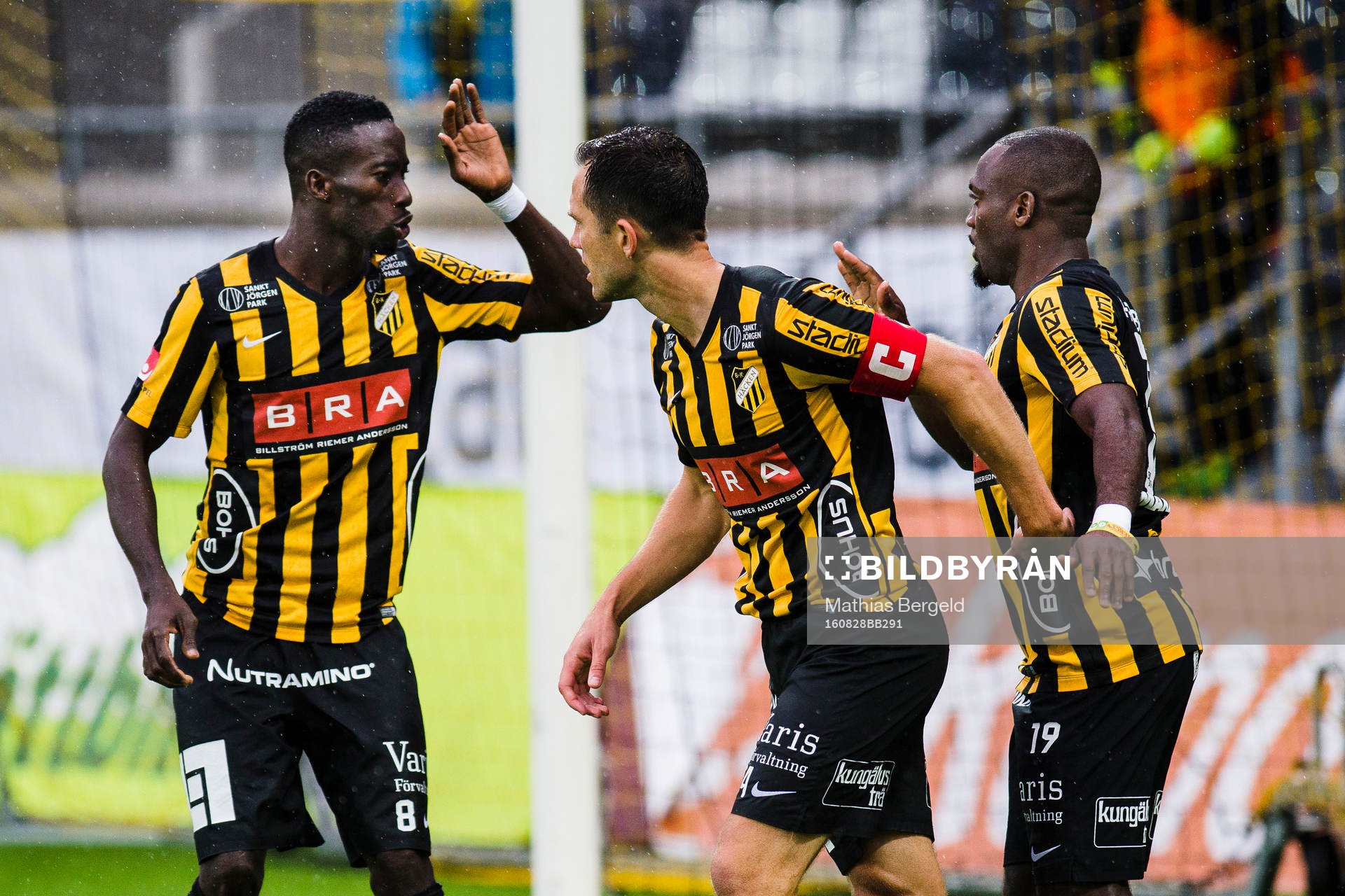 Häckens Demba Savage, Martin Ericsson och John Owoeri