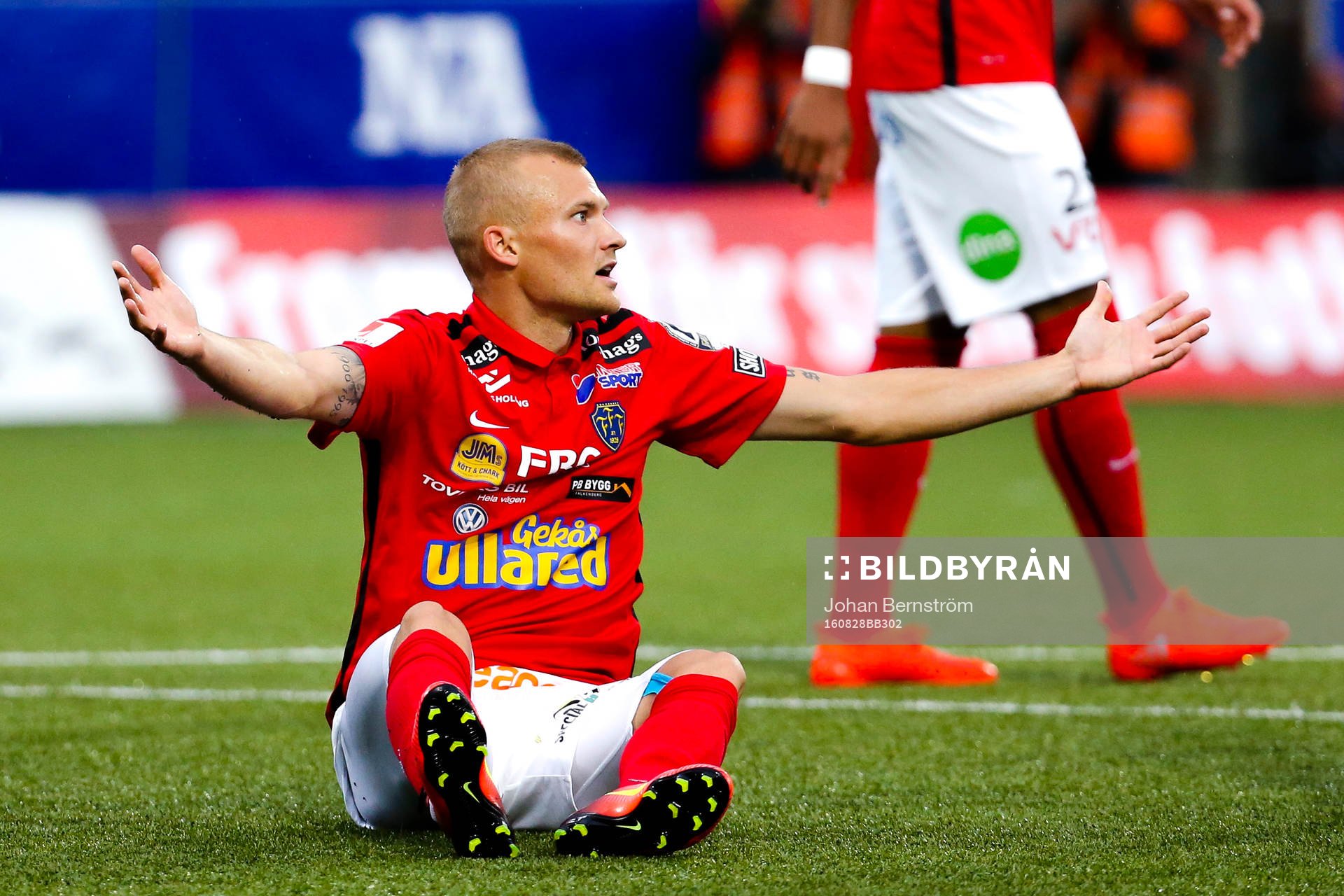 Falkenbergs Rasmus Sjöstedt reagerar