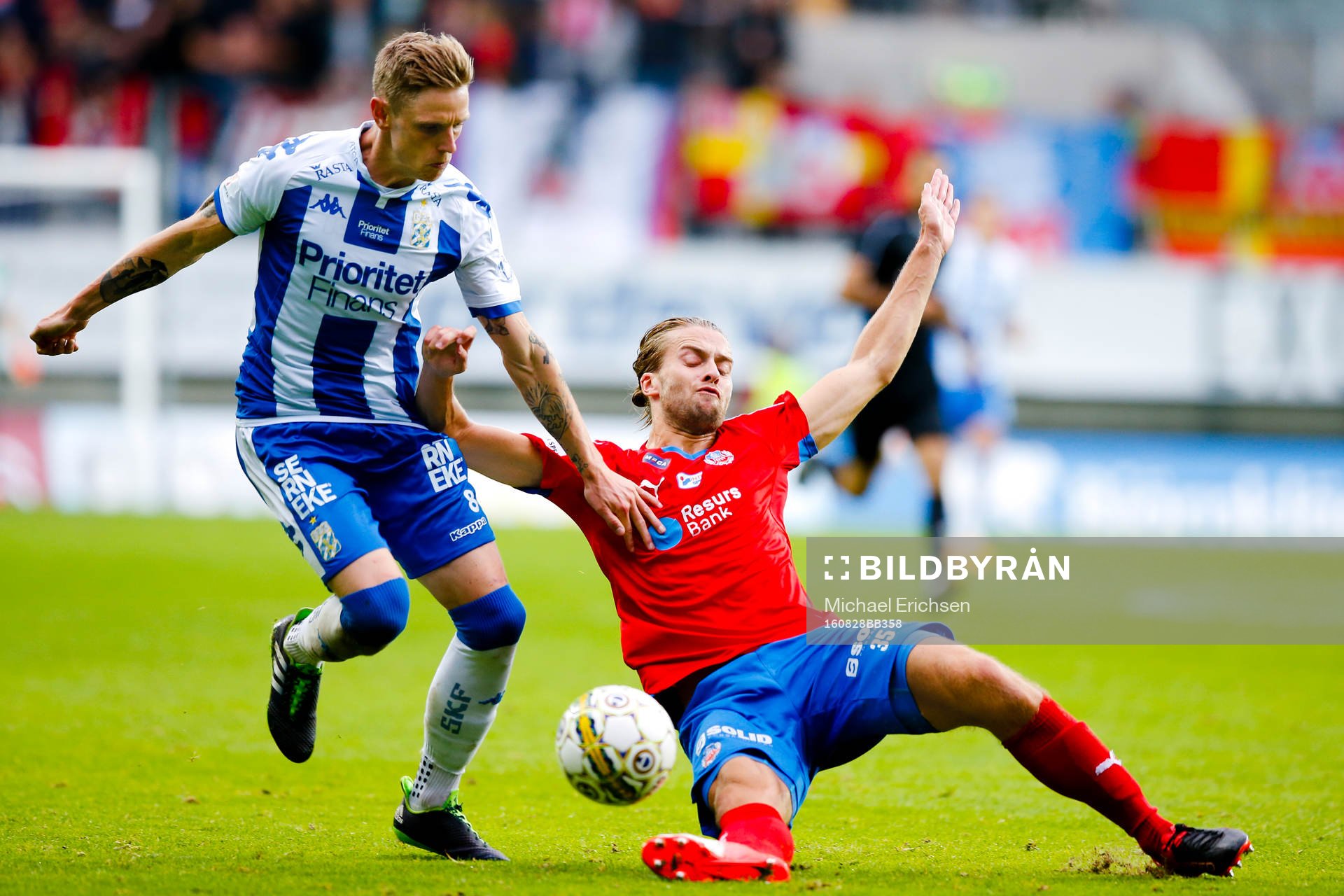 IFK Göteborgs Sören Rieks och Helsingborgs Jonatan Olsson