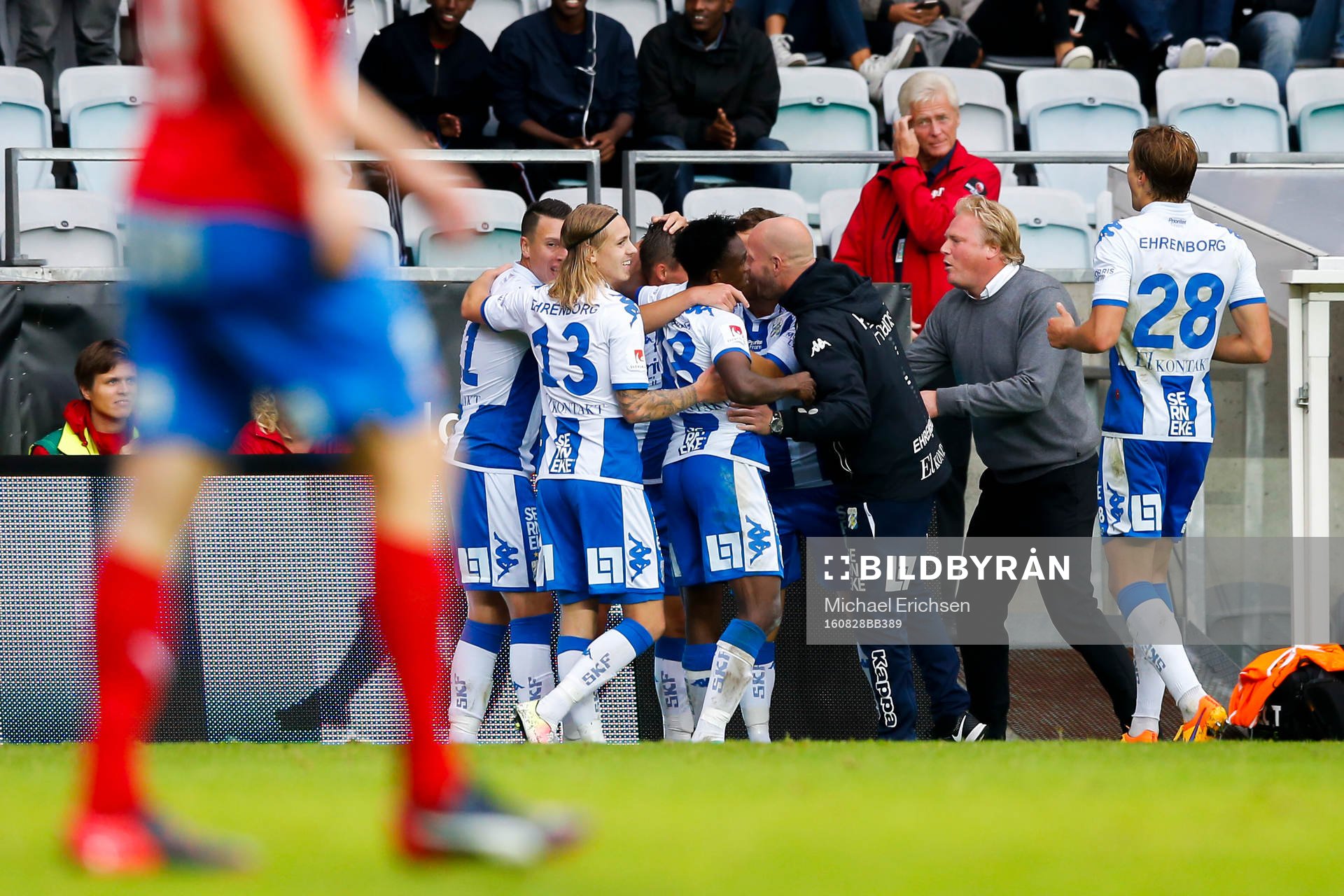 IFK Göteborgs spelare jublar
