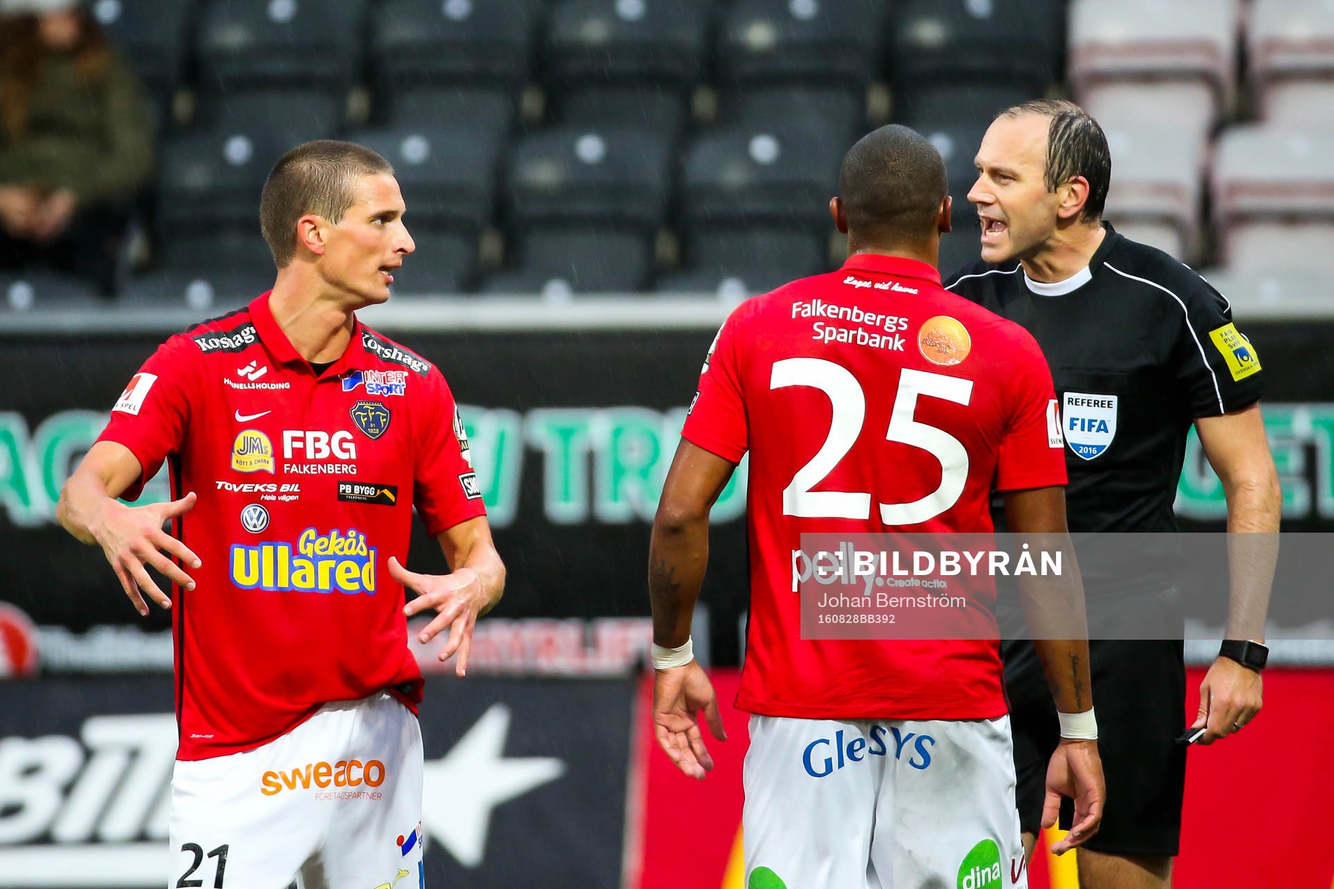 Falkenbergs Thomas Juel-Nielsen och Felipe Carvalho