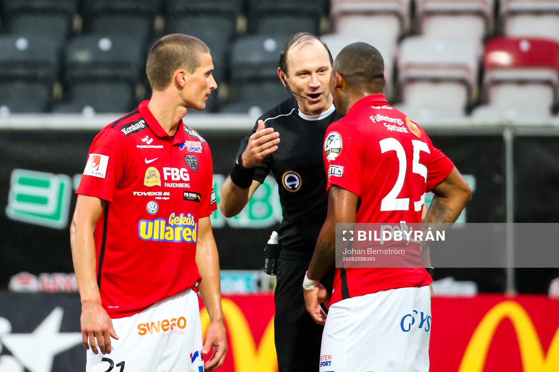 Falkenbergs Thomas Juel-Nielsen och Felipe Carvalho