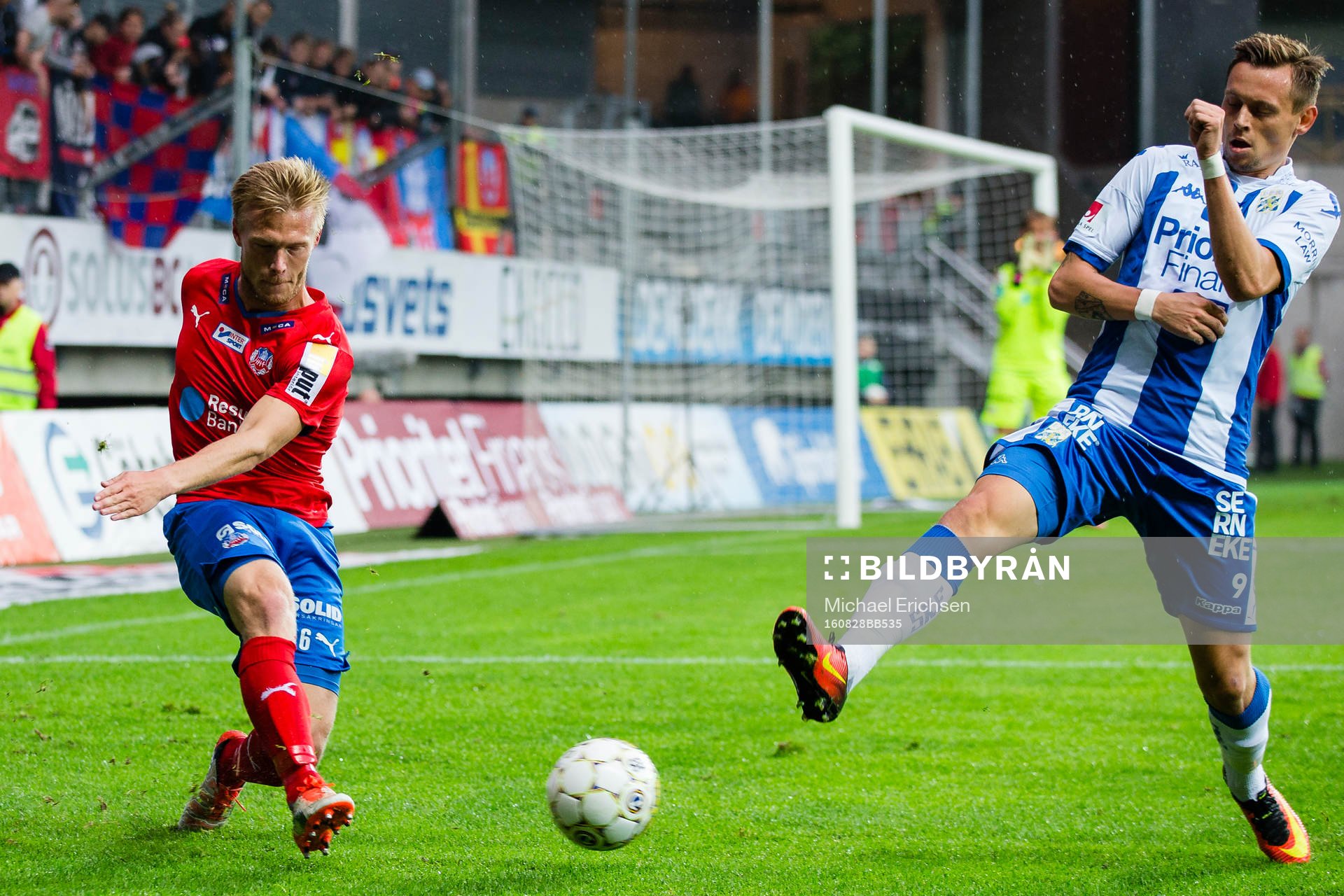 Helsingborgs Andreas Landgren mot IFK Göteborgs Jakob