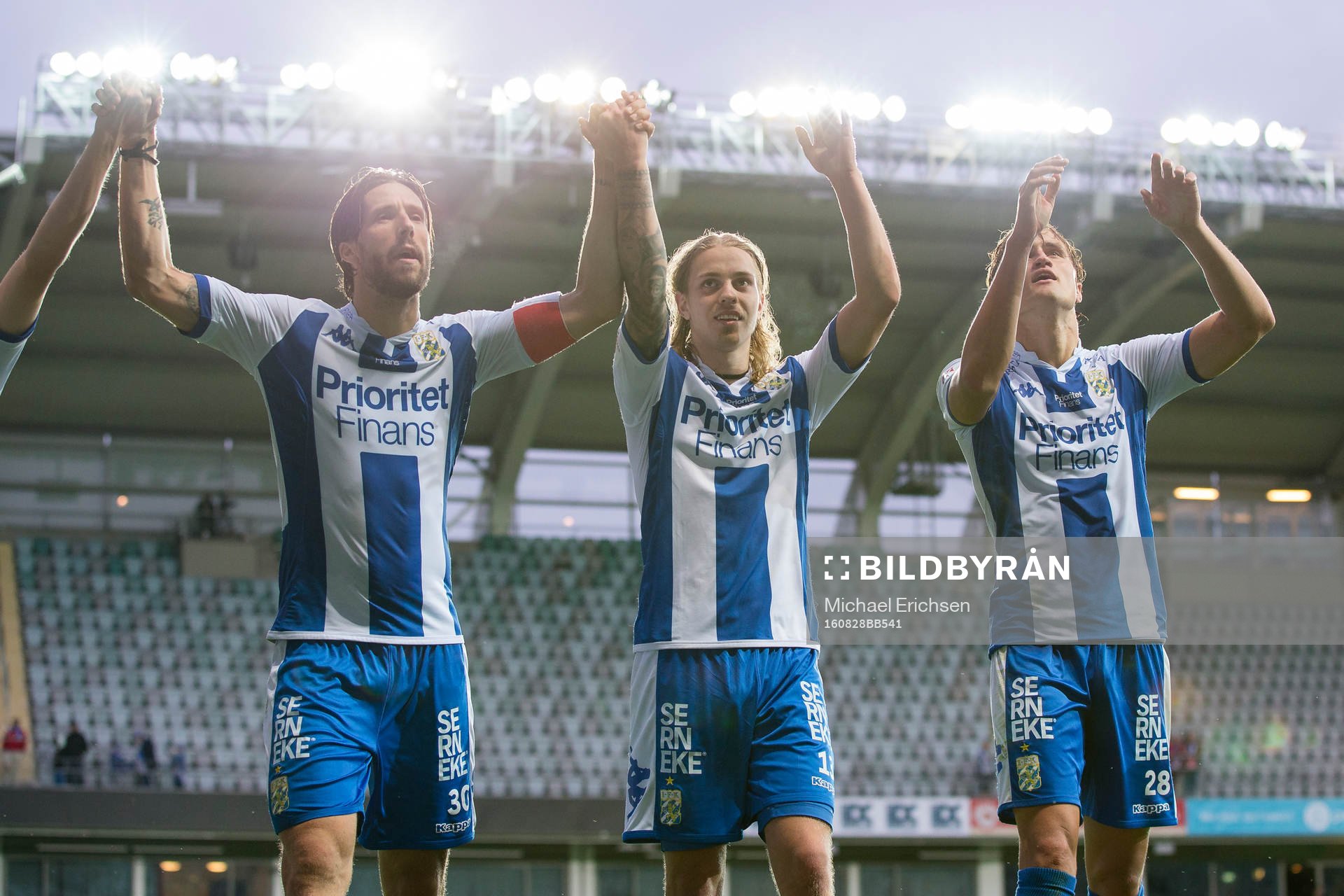 IFK Göteborgs Mattias Bjärsmyr, Elias Mar Omarsson,