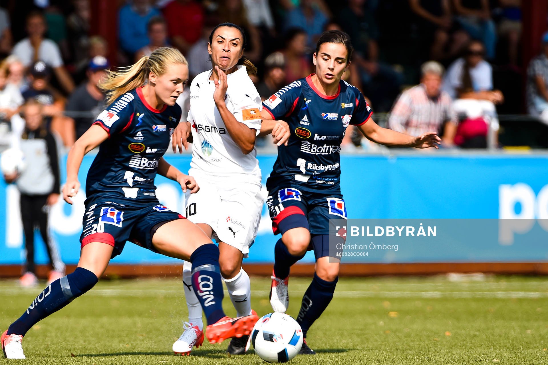 Linköpings Magdalena Eriksson och Rosengårds Marta Viera