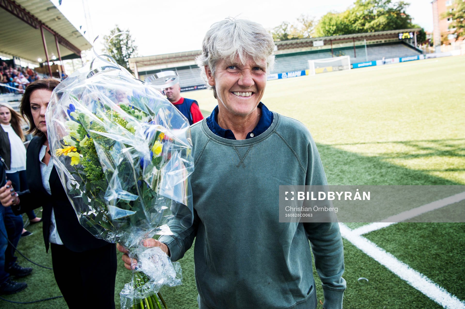 Pia Sundhage, huvudtränare för Sveriges damlandslag