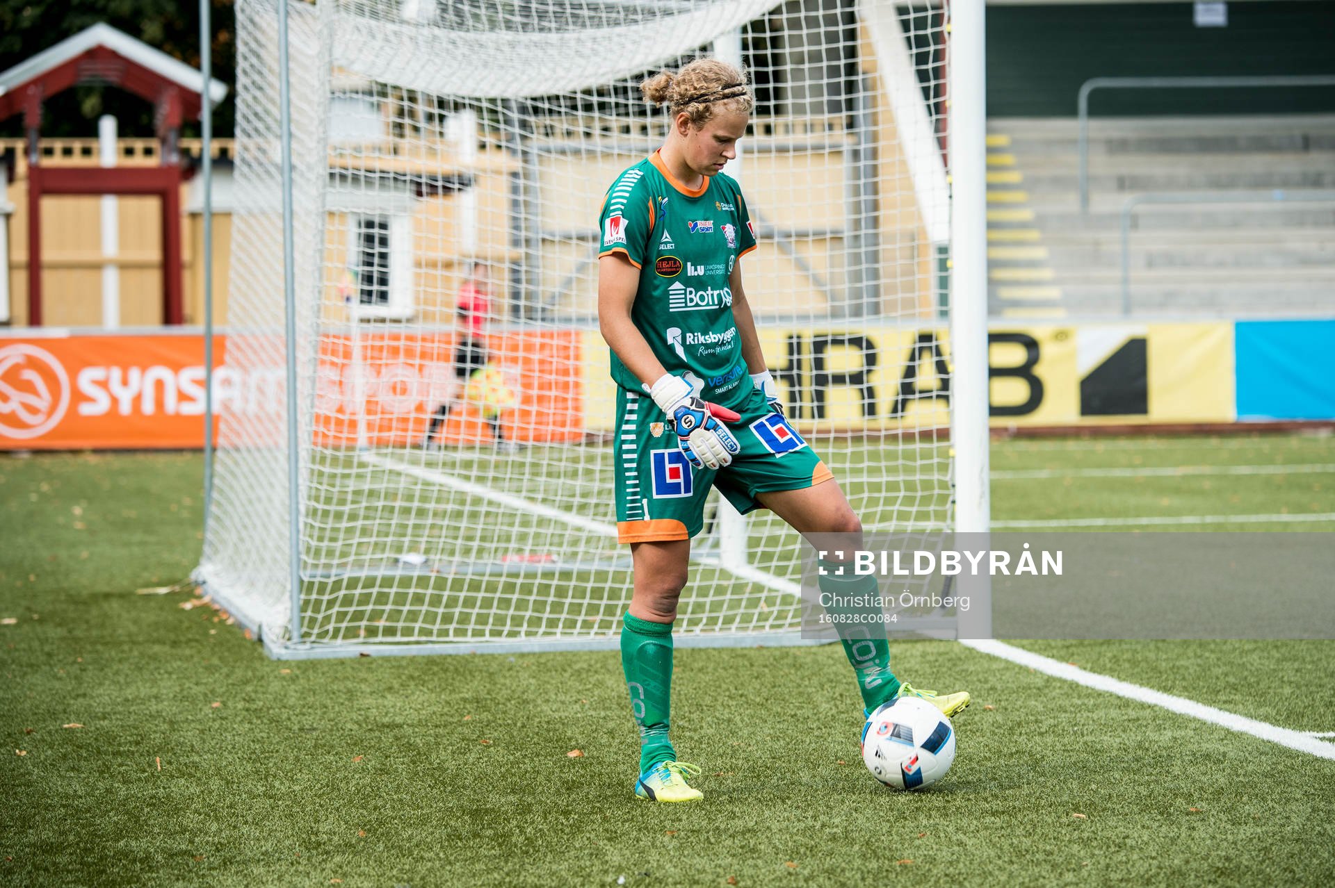 Linköpings målvakt Cajsa Andersson deppar