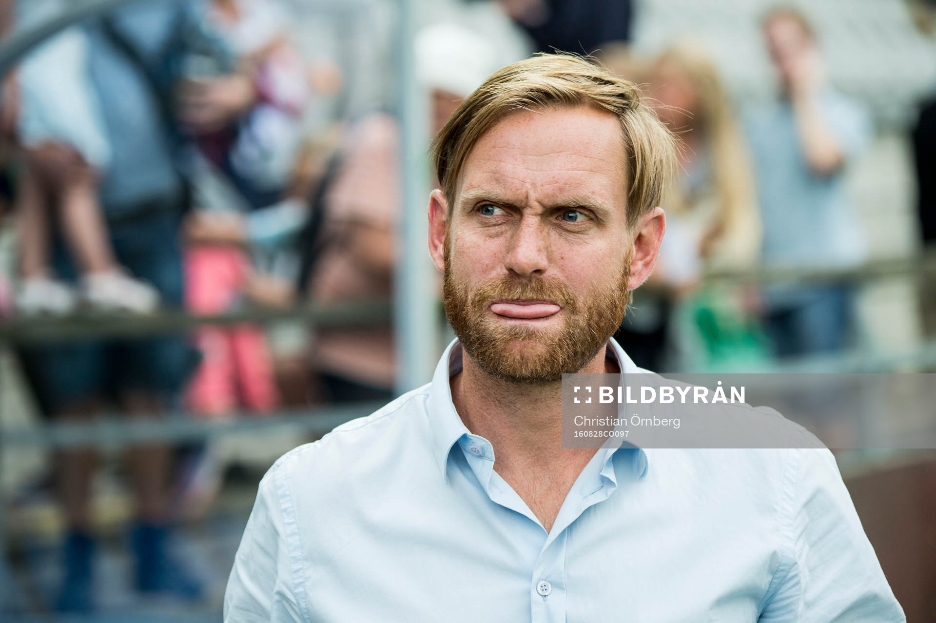 Linköpings tränare Martin Sjögren deppar