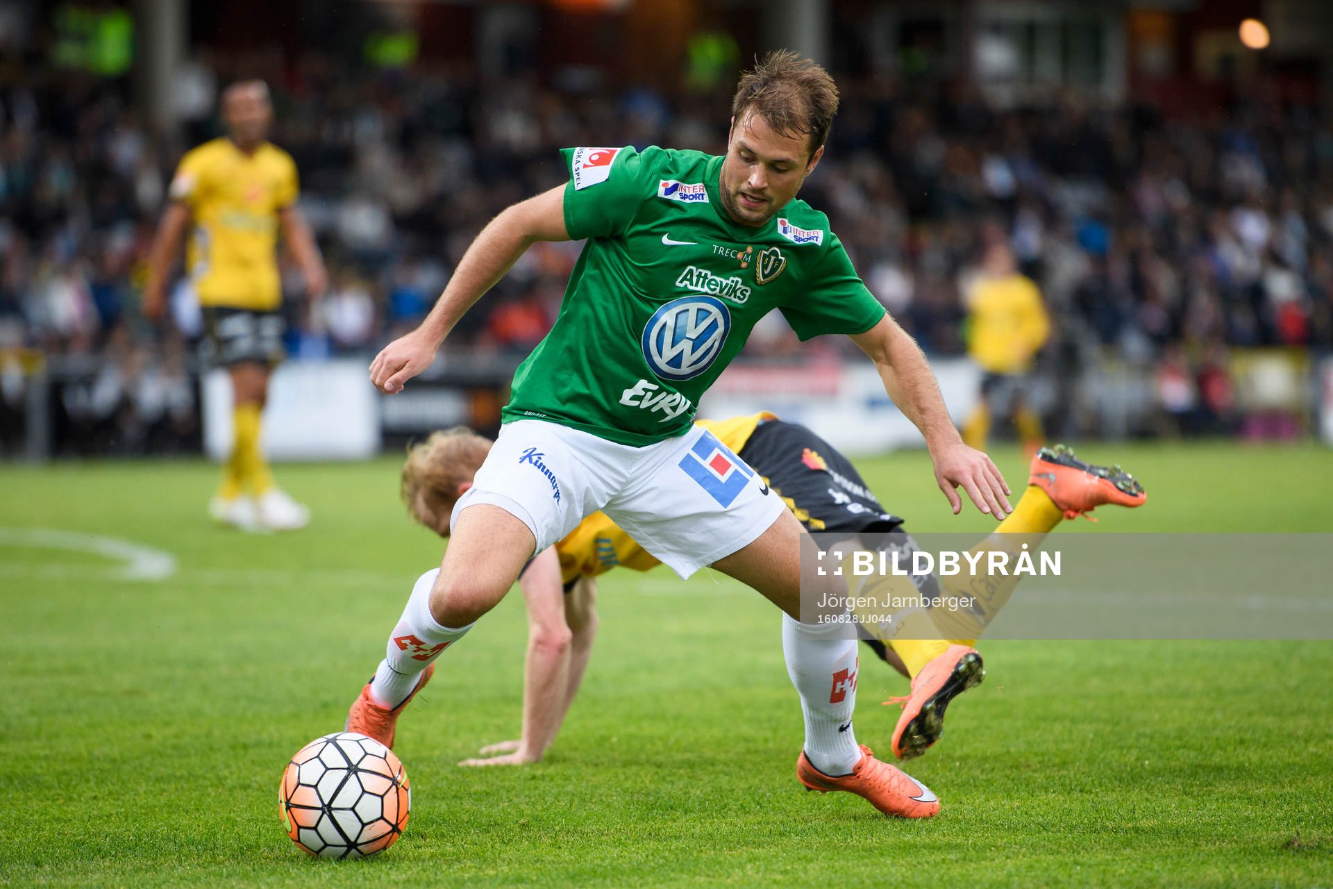 under fotbollsmatchen i Allsvenskan mellan Jönköping och