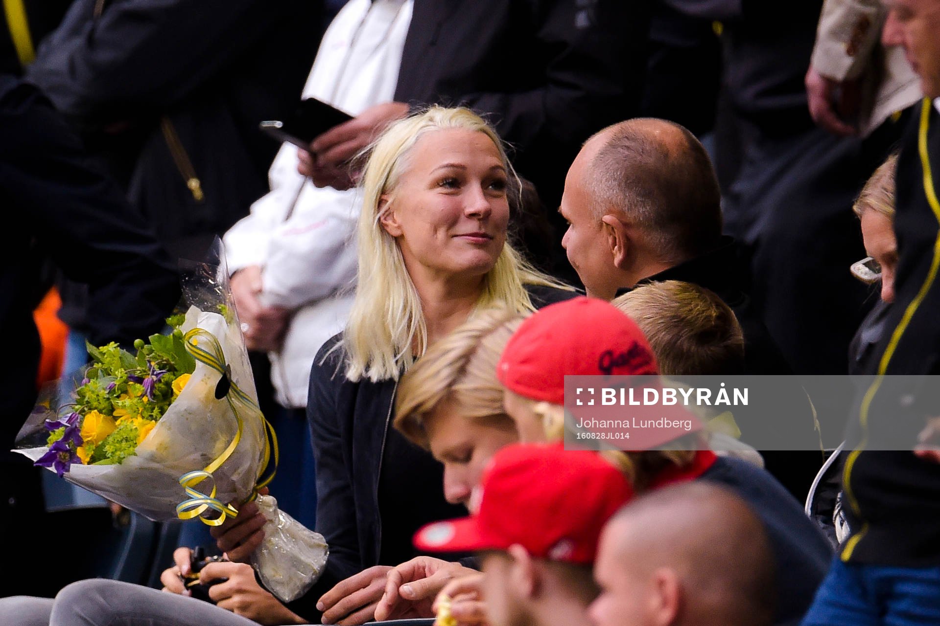 Sarah Sjöström på läktarplats