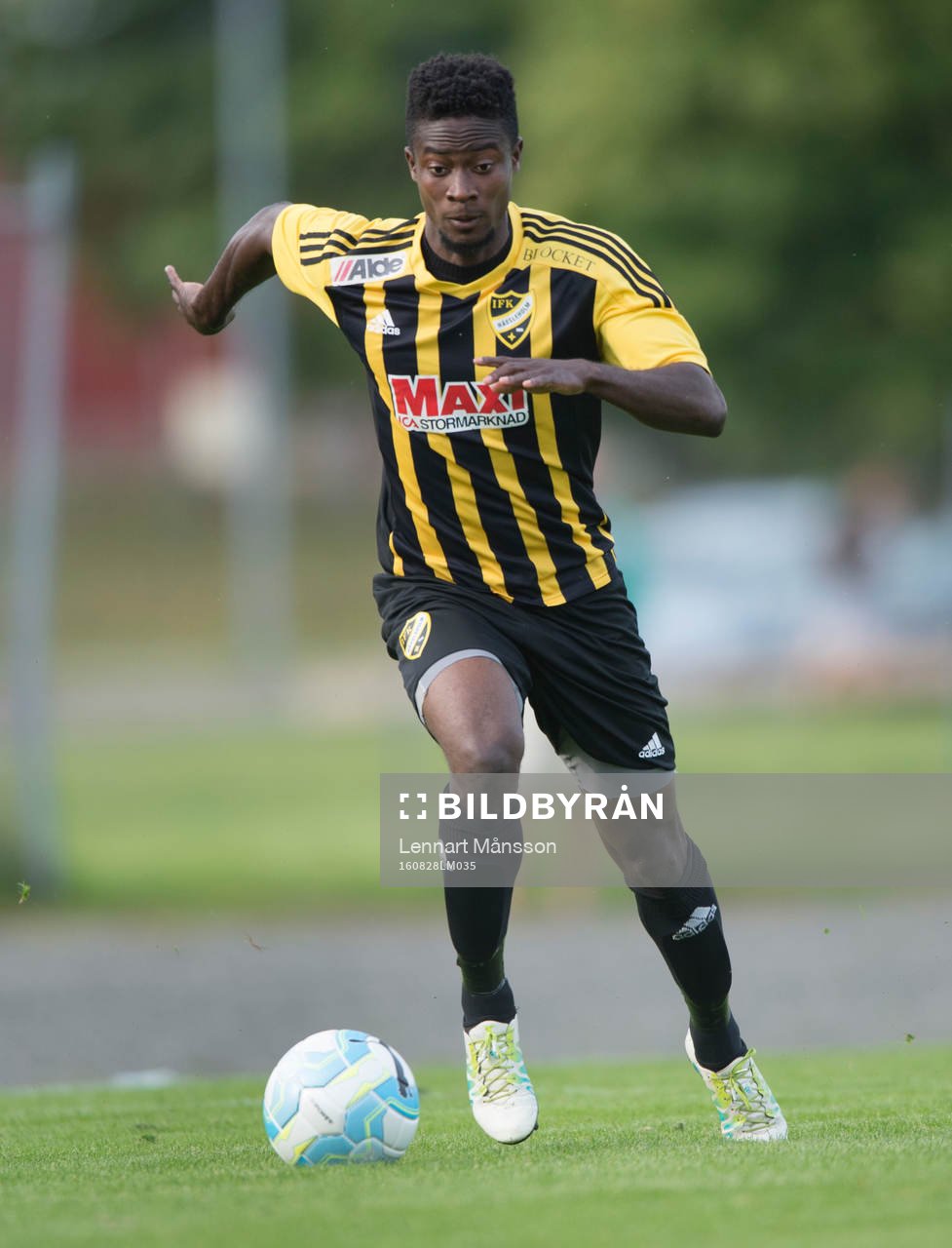 IFK Hässleholms Kojo Annor i matchen i division 2 mellan