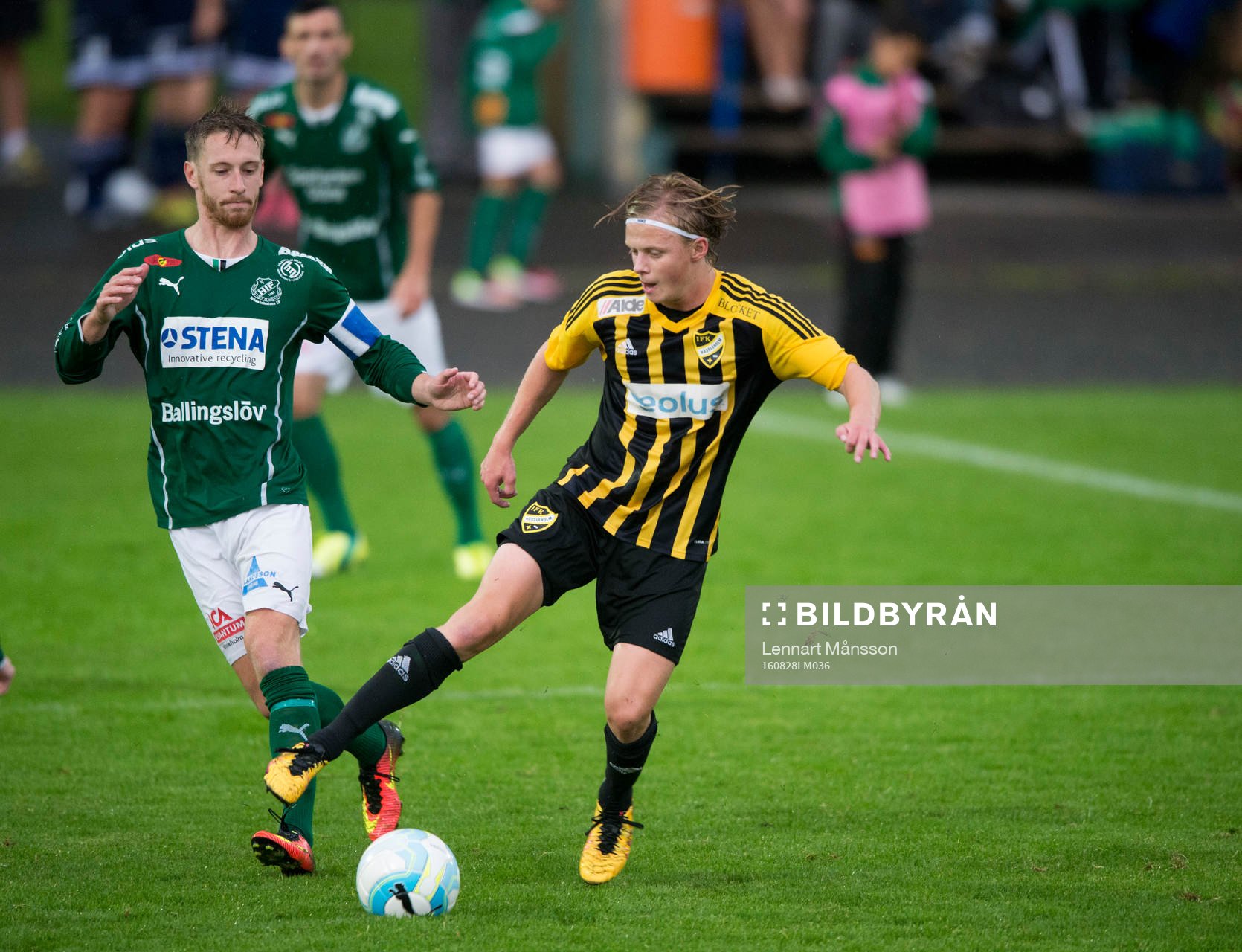 IFK Hässleholms Philip Bengtsson i matchen i division 2