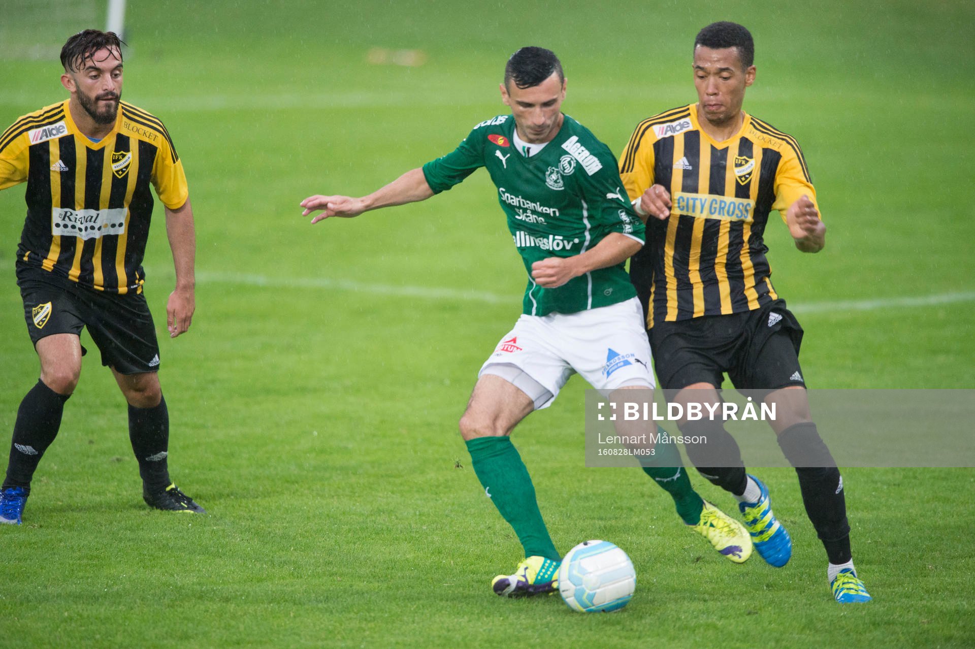 s Burim Rexhepi i matchen i division 2 mellan Hässleholms