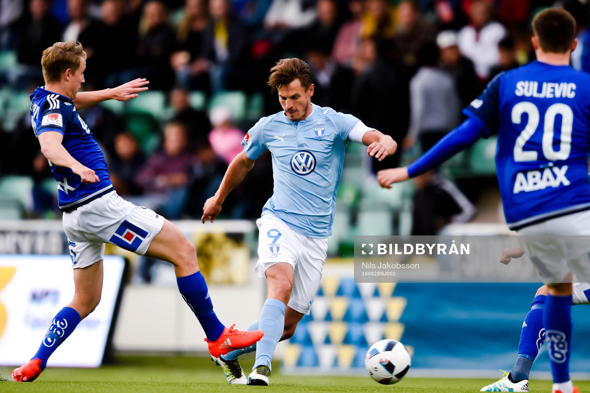 Sundsvalls Joel Enarsson och Malmö FFs Markus Rosenberg