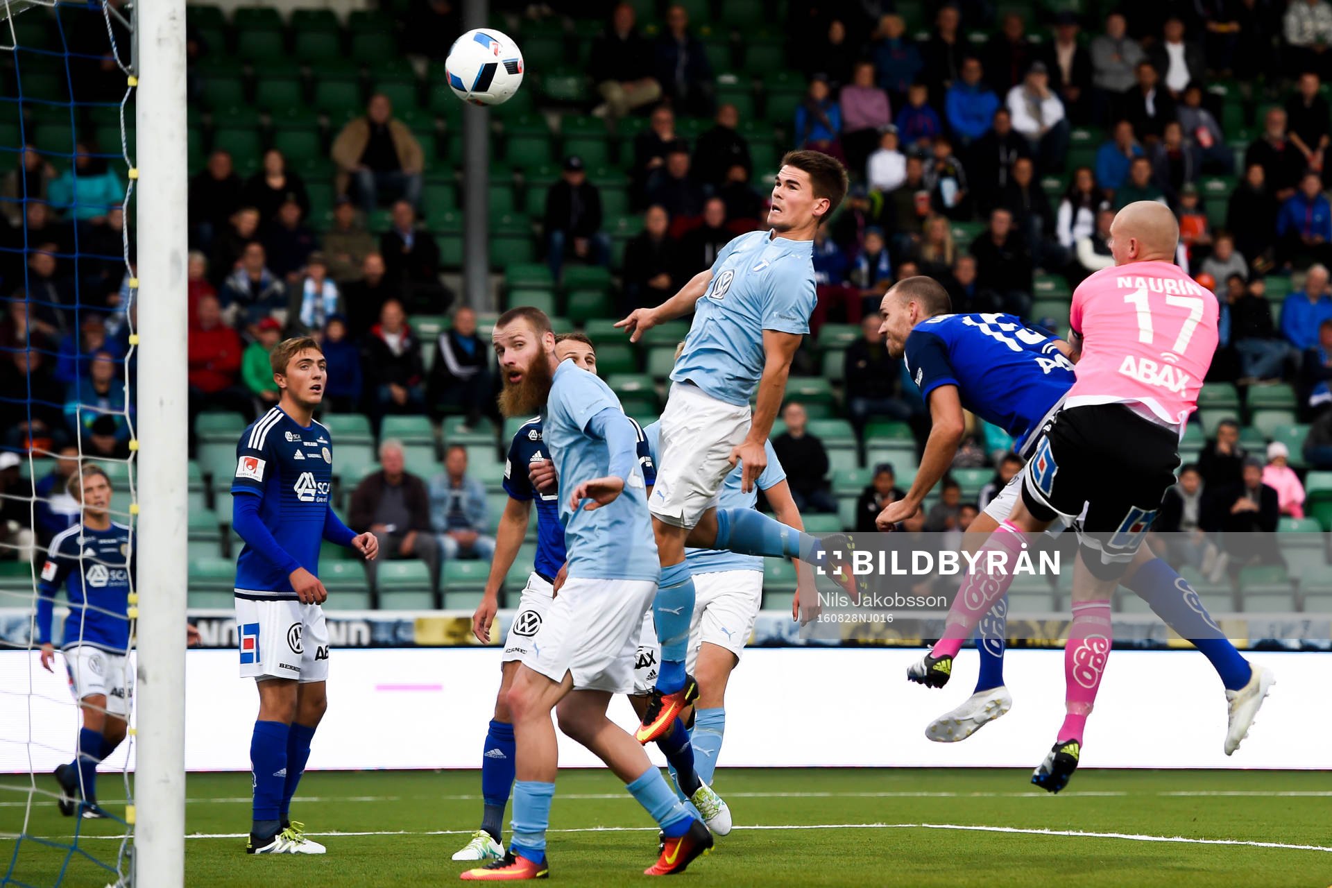 Malmö FFs Vidar Örn Kjartansson gör 0-1