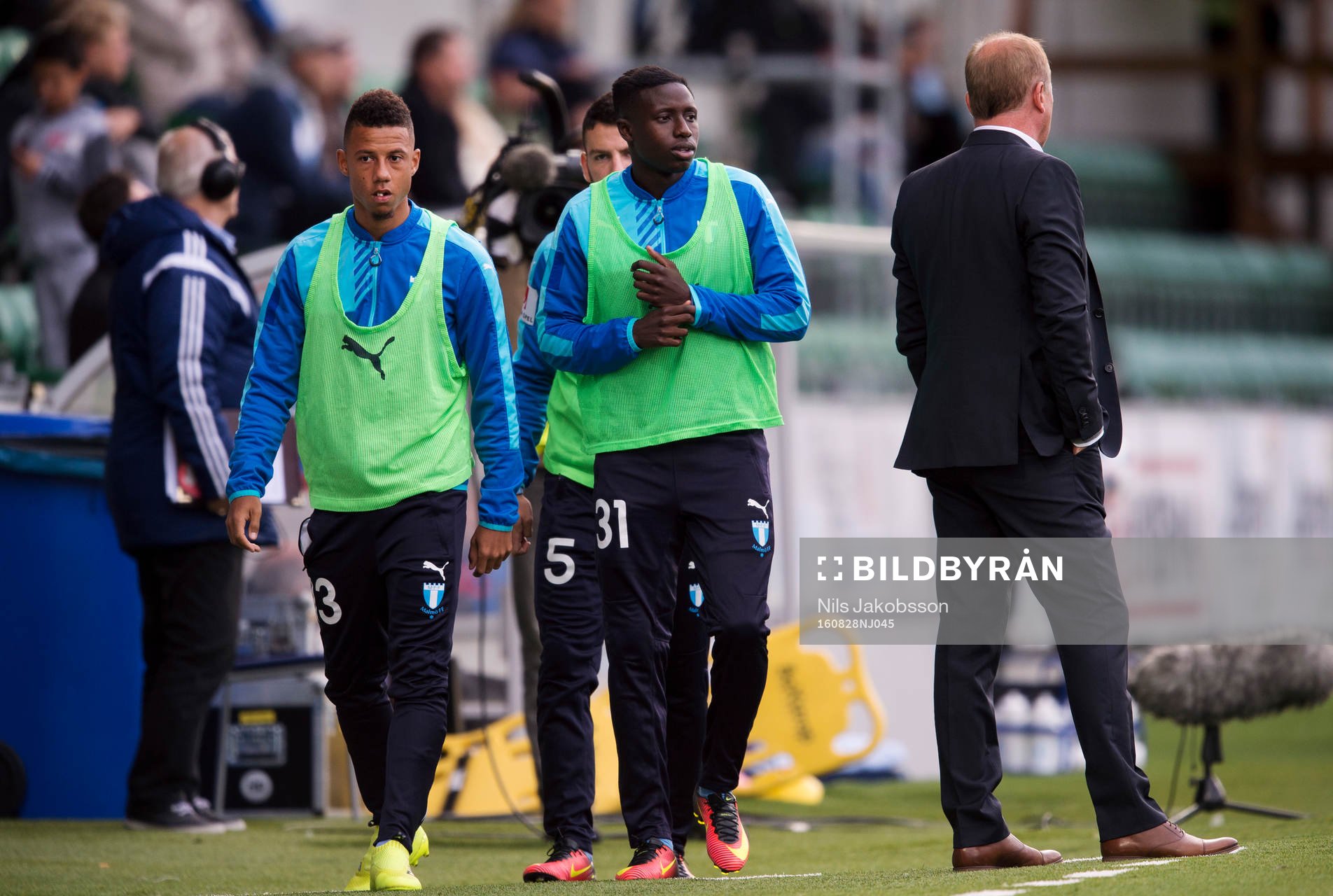 Malmö FFs Tobias Sana och Pa Konate