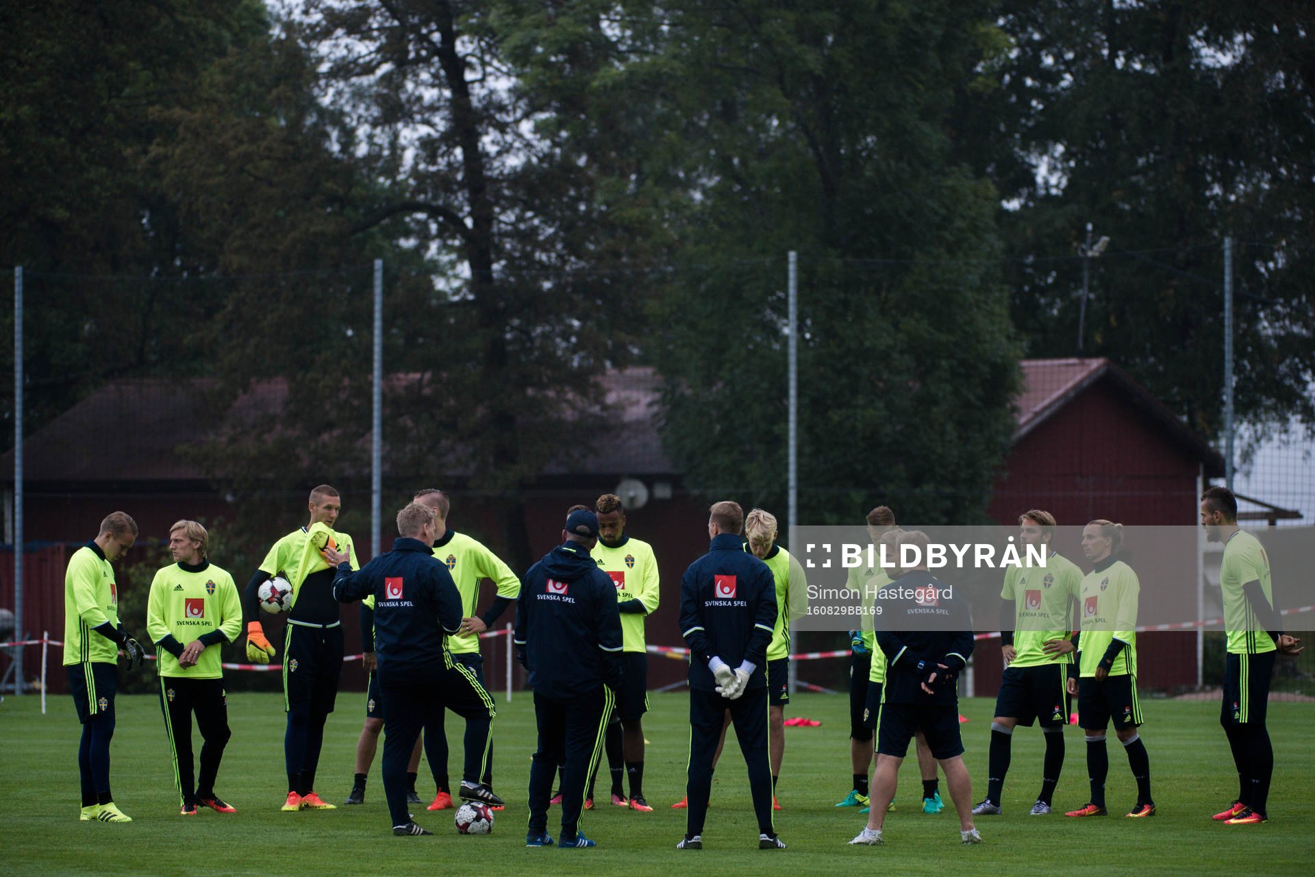 Spelare och ledare samlade