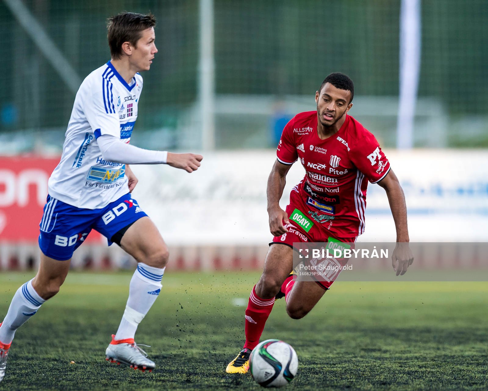 s Karl Cunningham och Luleå:s Anton Andersson
