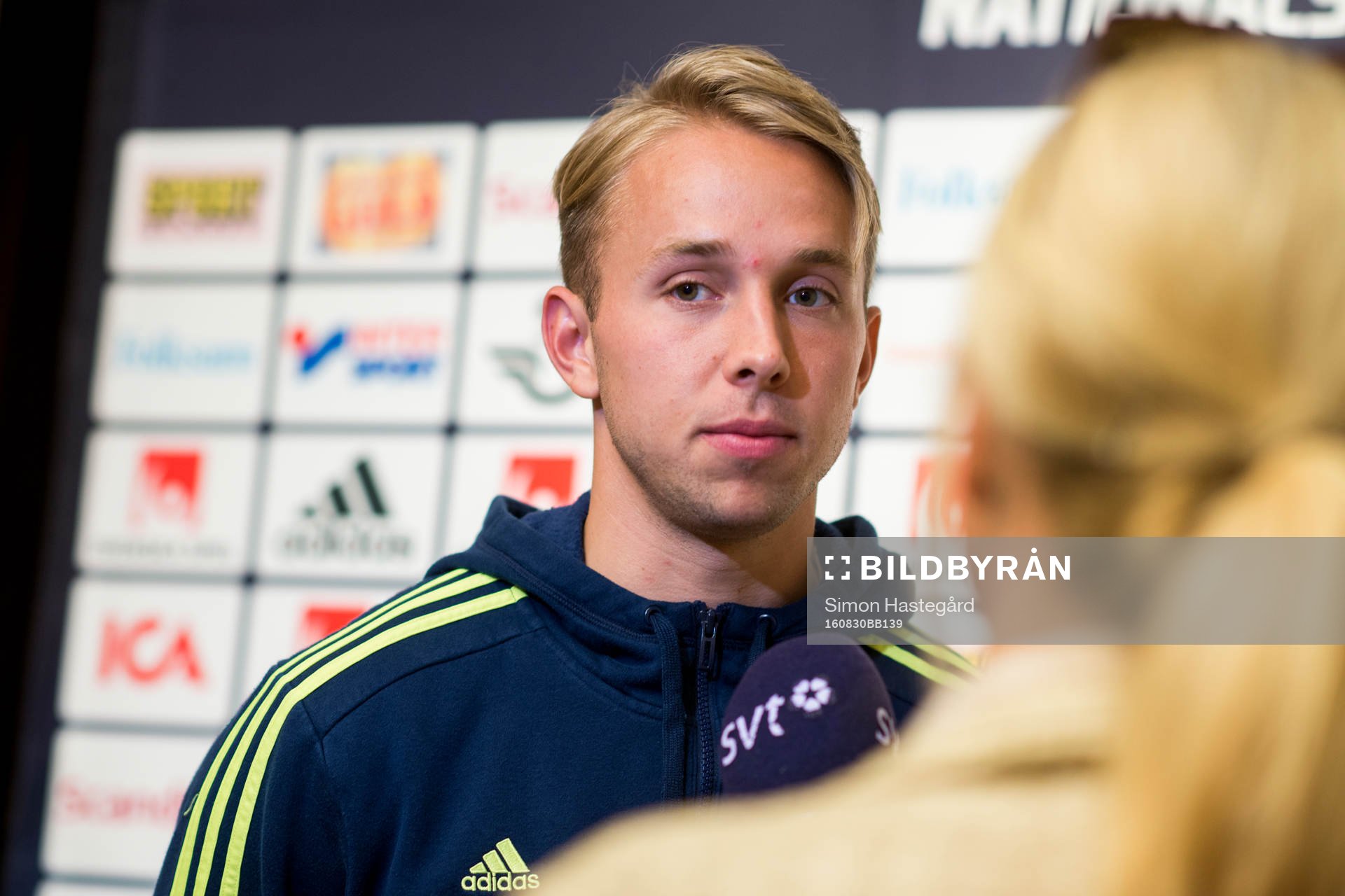 Patrik Carlgren i mixed zone