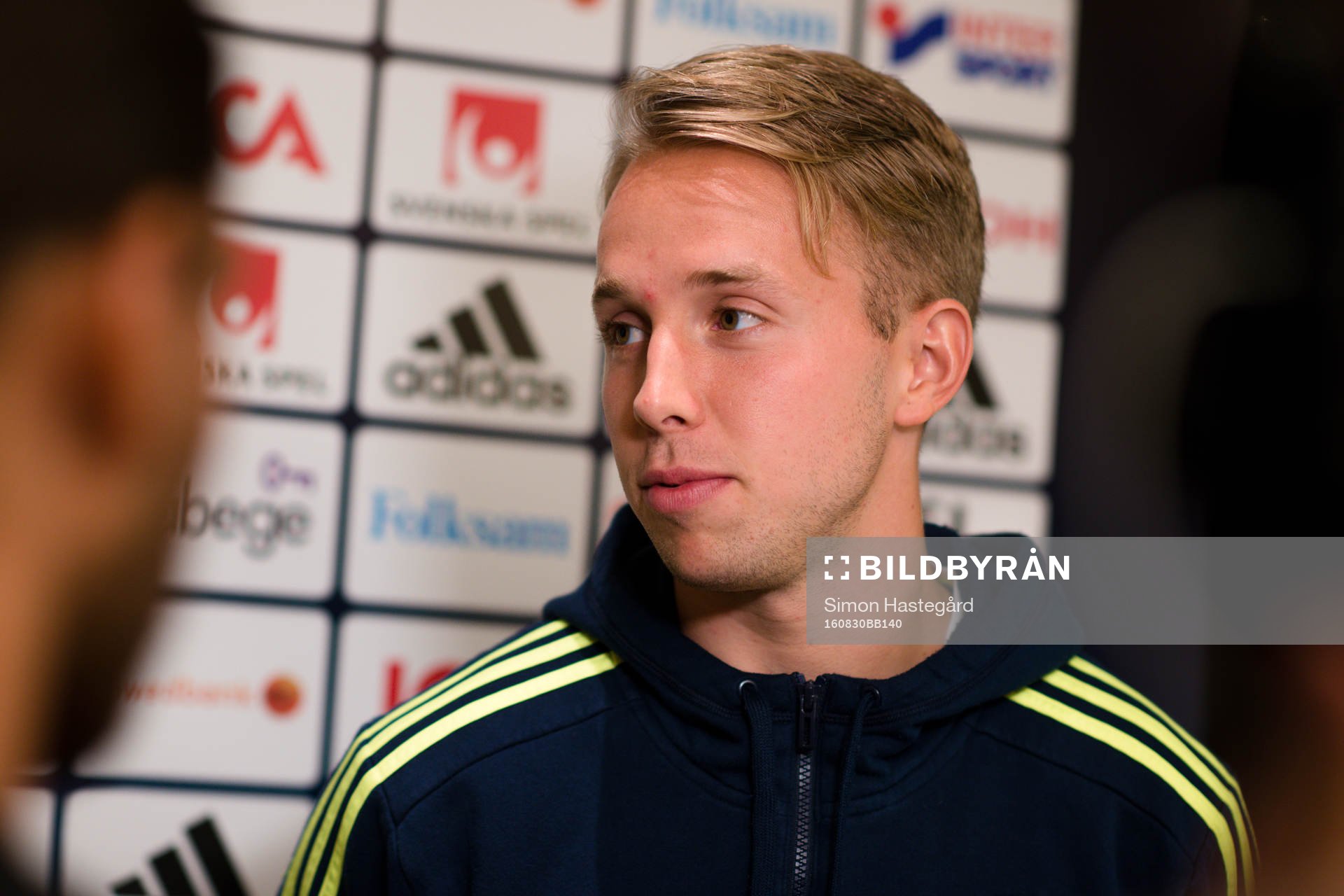 Patrik Carlgren i mixed zone
