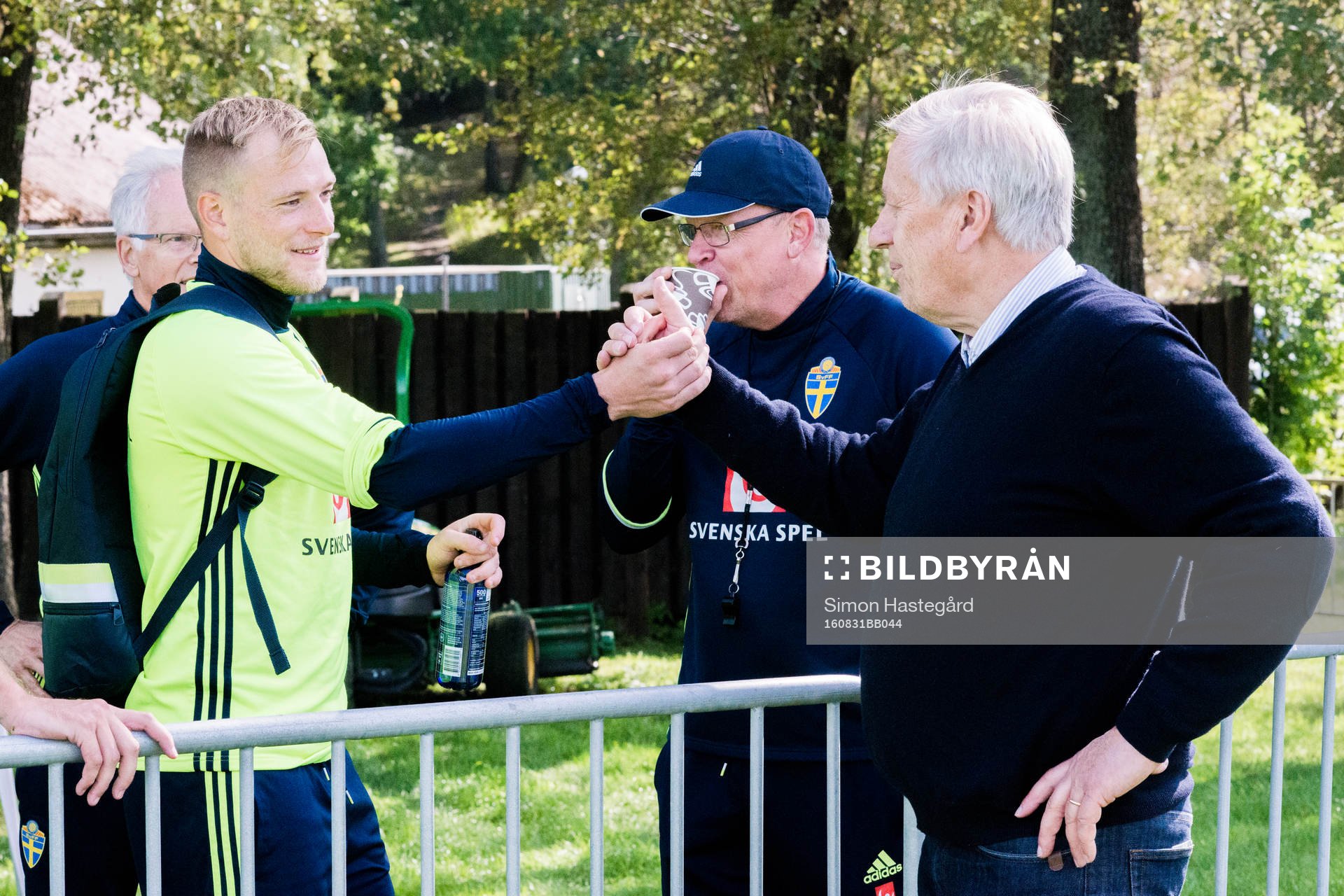 John Guidetti och tidigare förbundskapten Tommy Söderberg