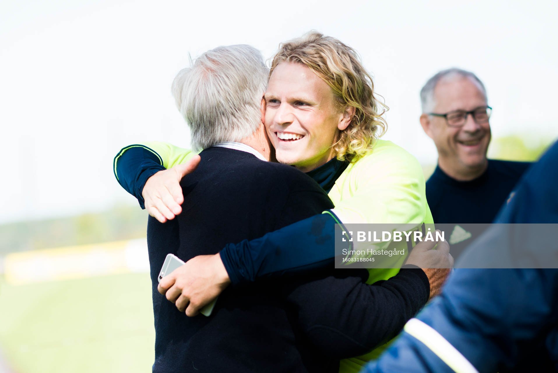 Tidigare förbundskapten Tommy Söderberg och Oscar