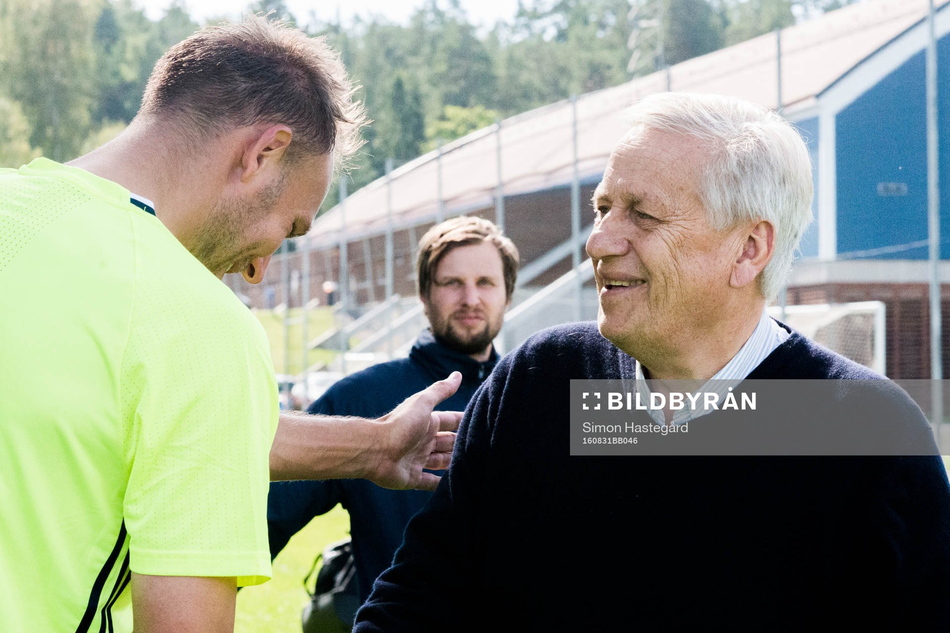 Tidigare förbundskapten Tommy Söderberg och Andreas