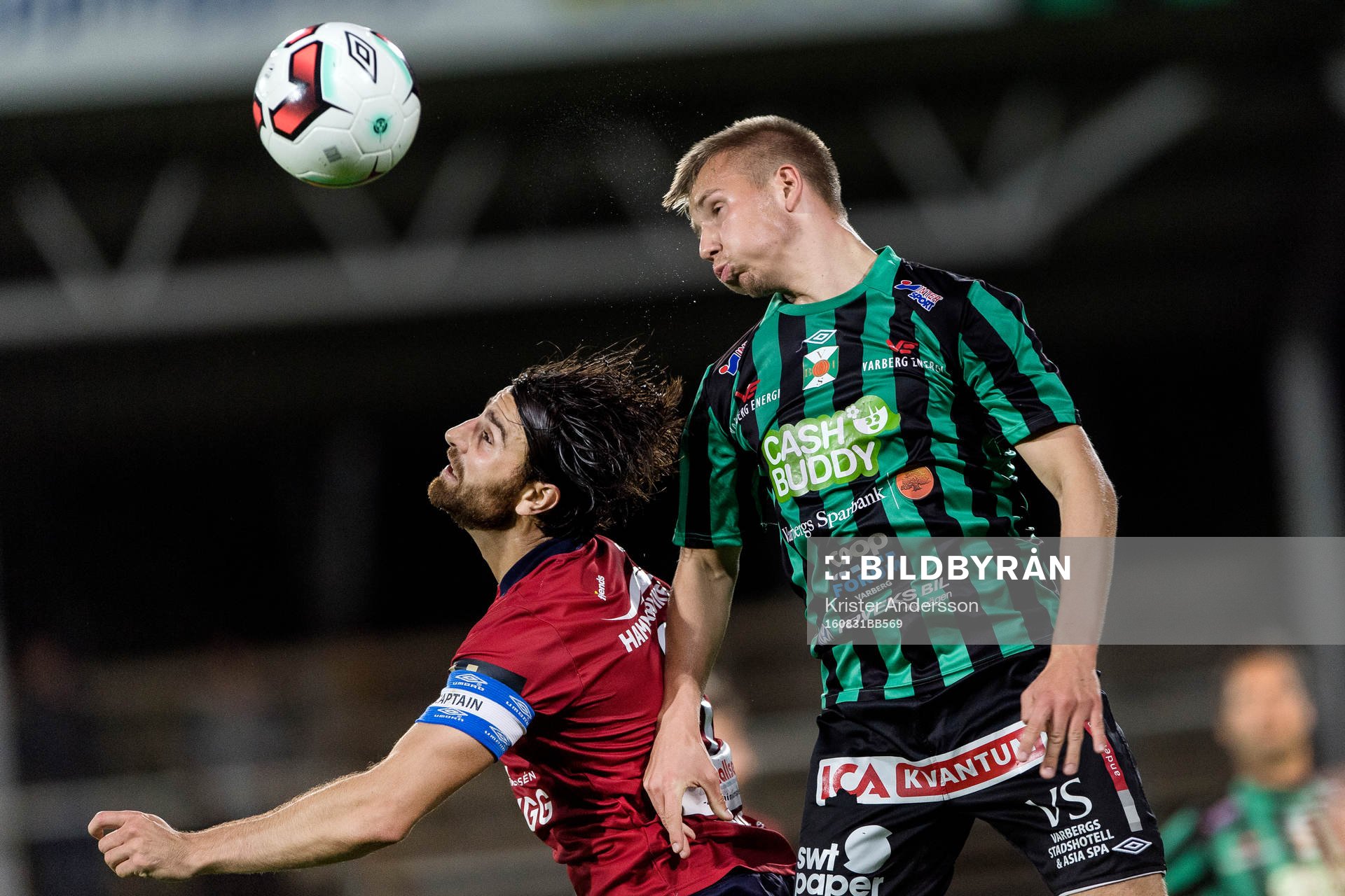 Varbergs Ivan Näsberg och Örgrytes George Mourad