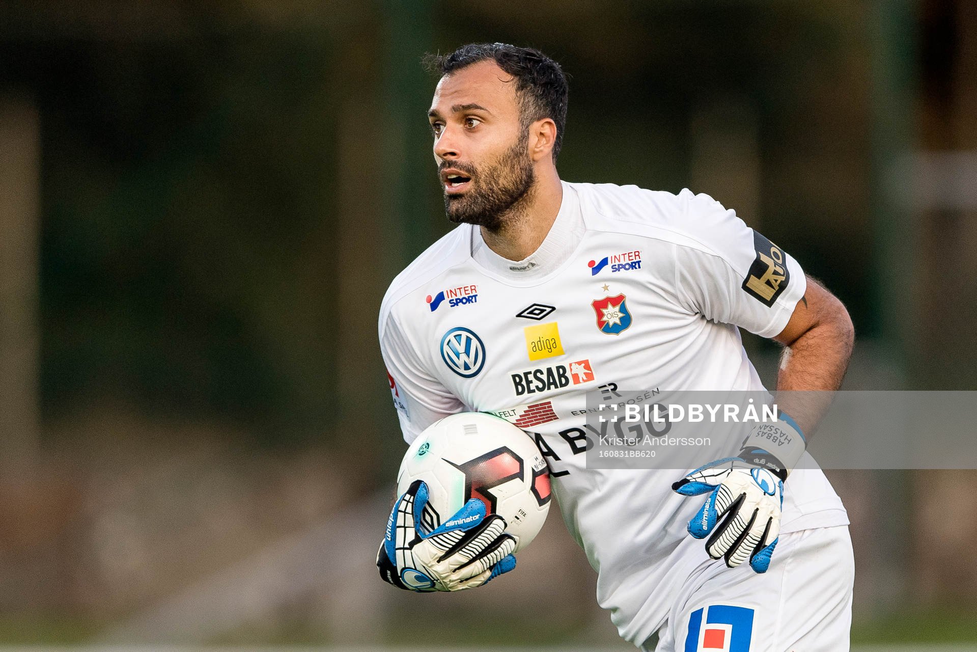 Örgrytes målvakt Abbas Hassan