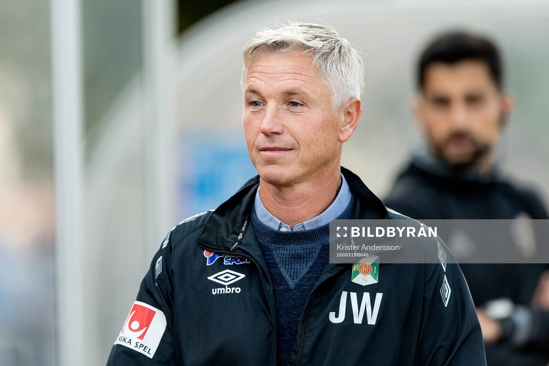 Varbergs tränare Jörgen Wålemark före fotbollsmatchen i