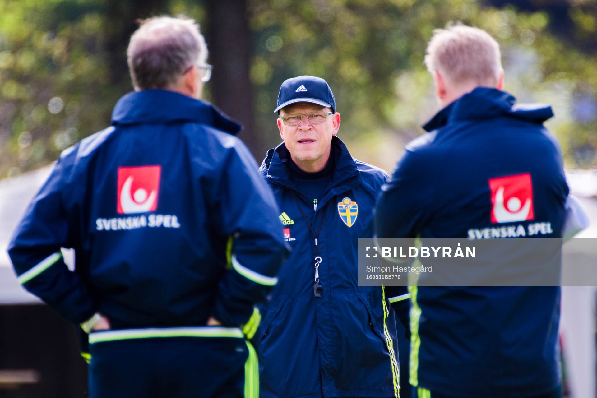Rådigare Lars Lagerbäck , förbundskapten Janne Andersson