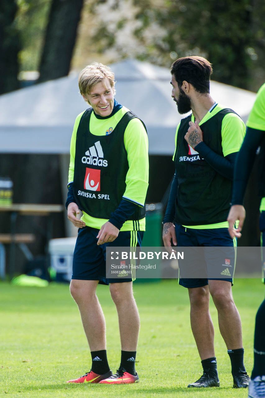 Emil Forsberg och Jimmy Durmaz