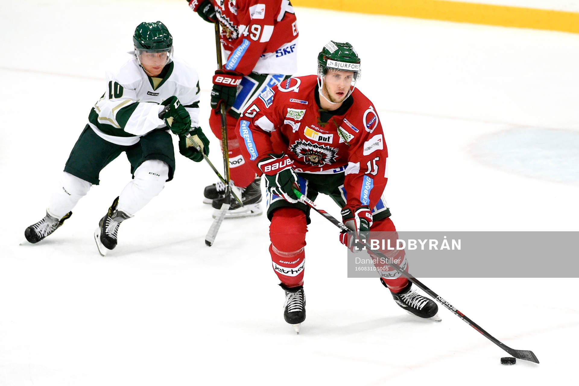 Frölundas Matt Donovan och Färjestads Marcus Nilsson