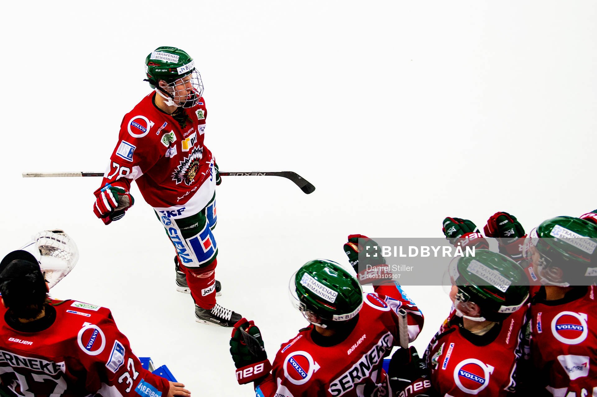 Frölundas Kristian Vesalainen jublar