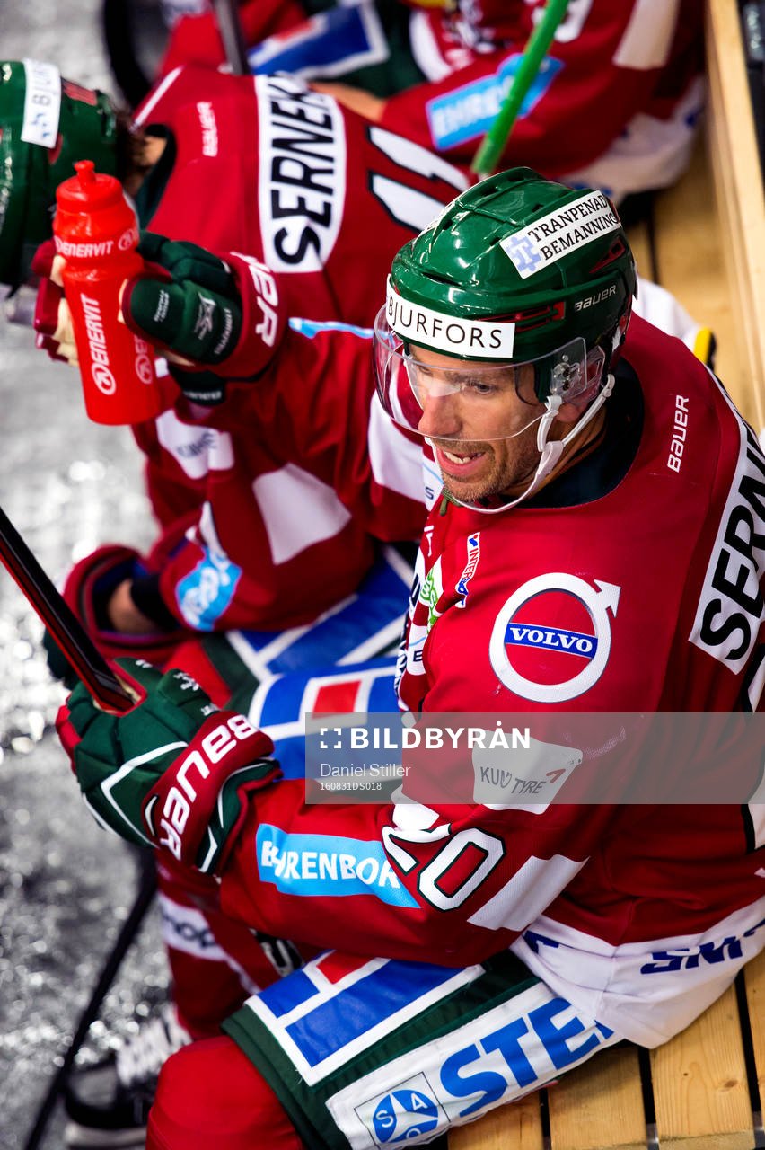 Frölundas Joel Lundqvist jublar