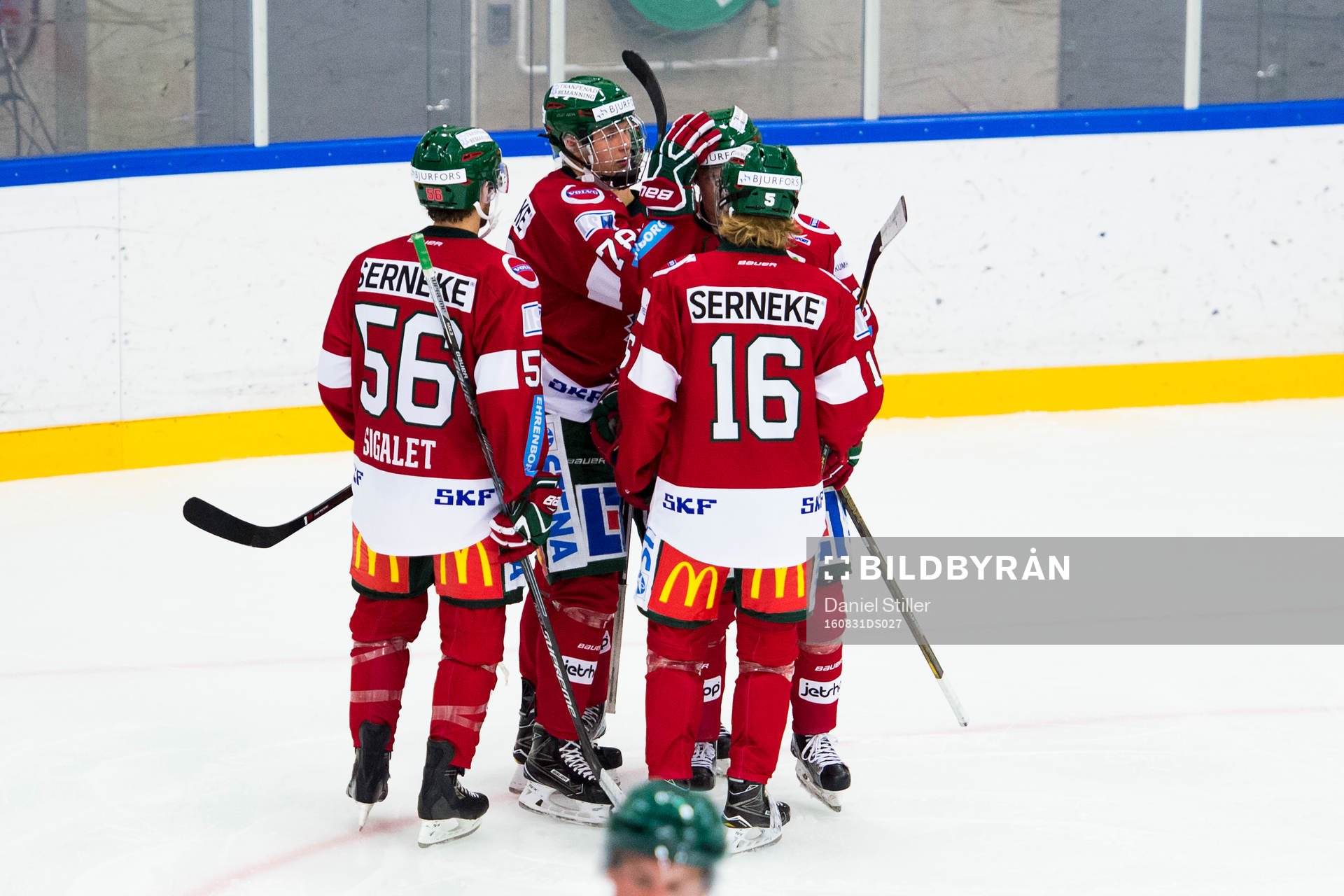 Frölunda och Kristian Vesalainen jublar