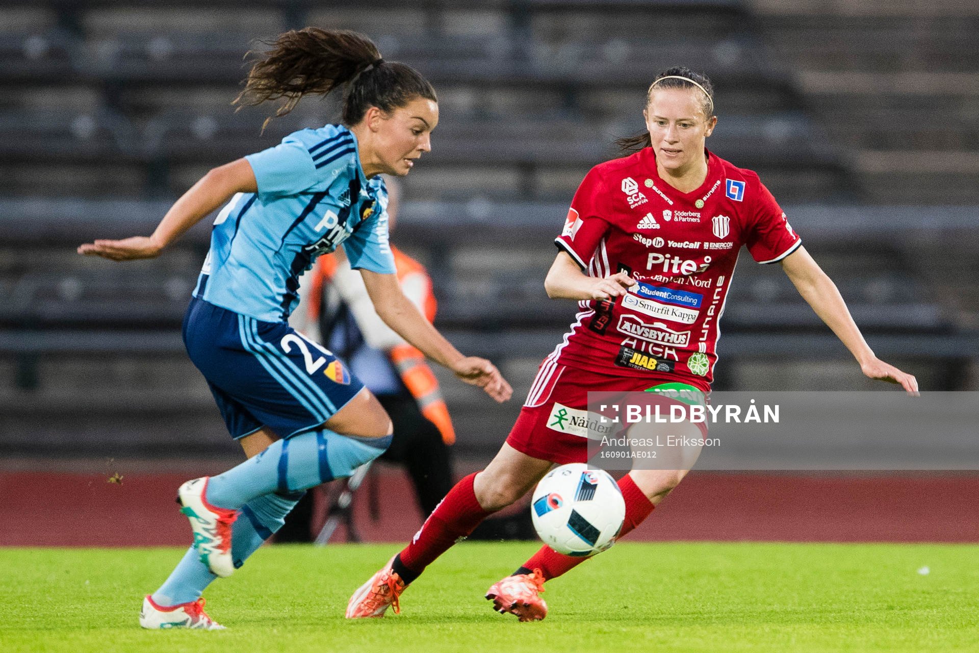Djurgårdens Johanna Rytting Kaneryd och Piteås Lena