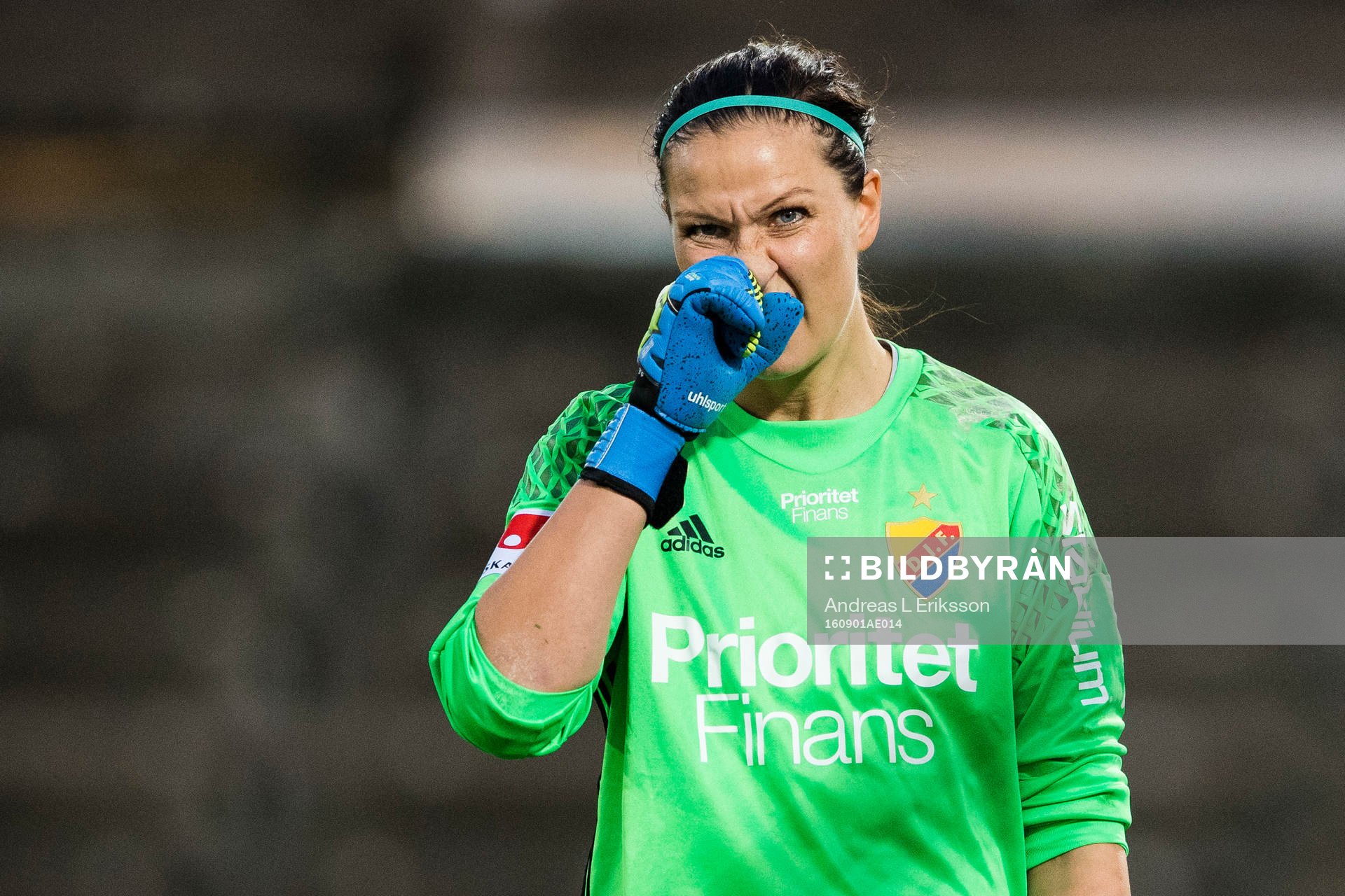 Djurgårdens målvakt Gudbjörg Gunnarsdottir