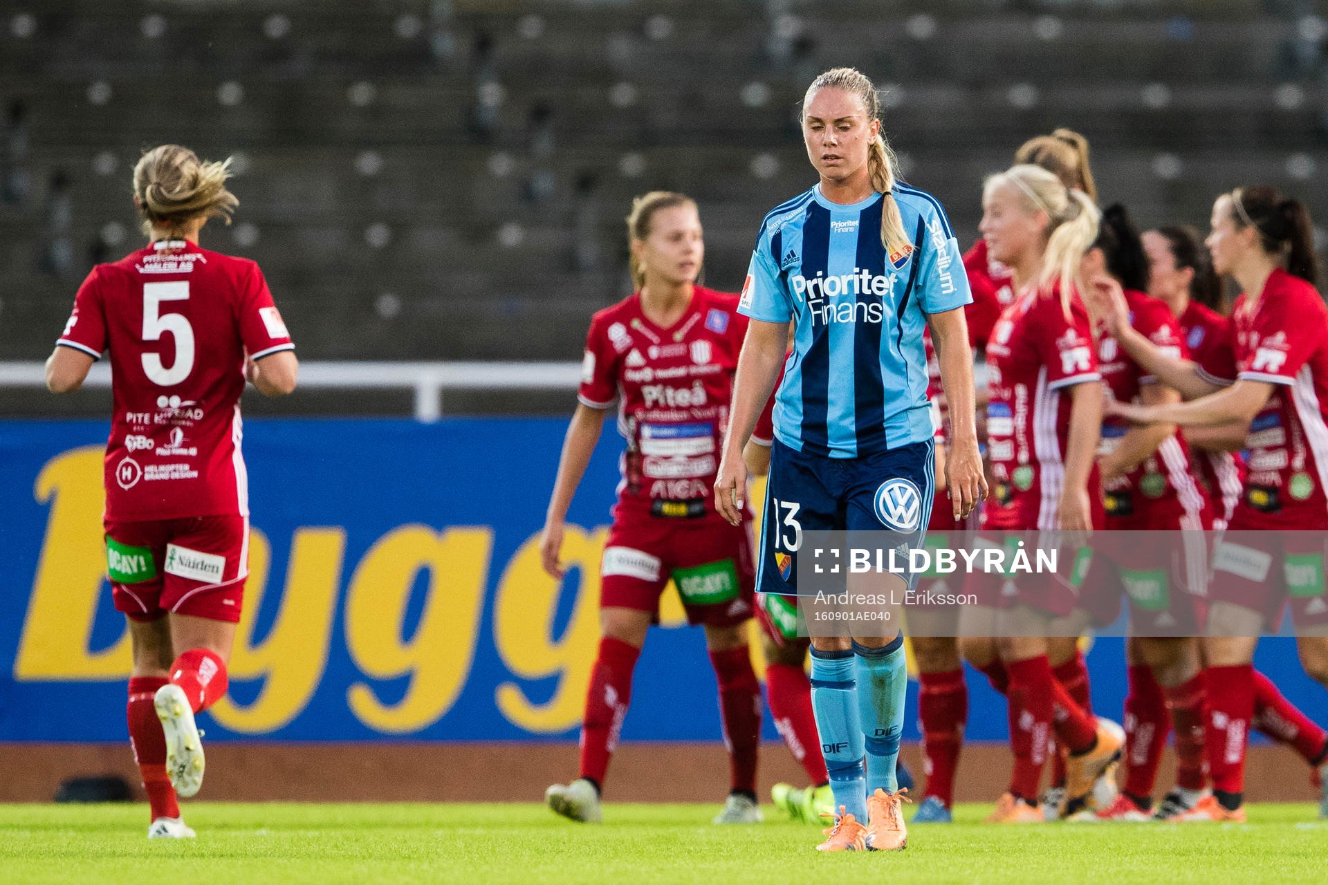 Djurgårdens Petronella Ekroth deppar