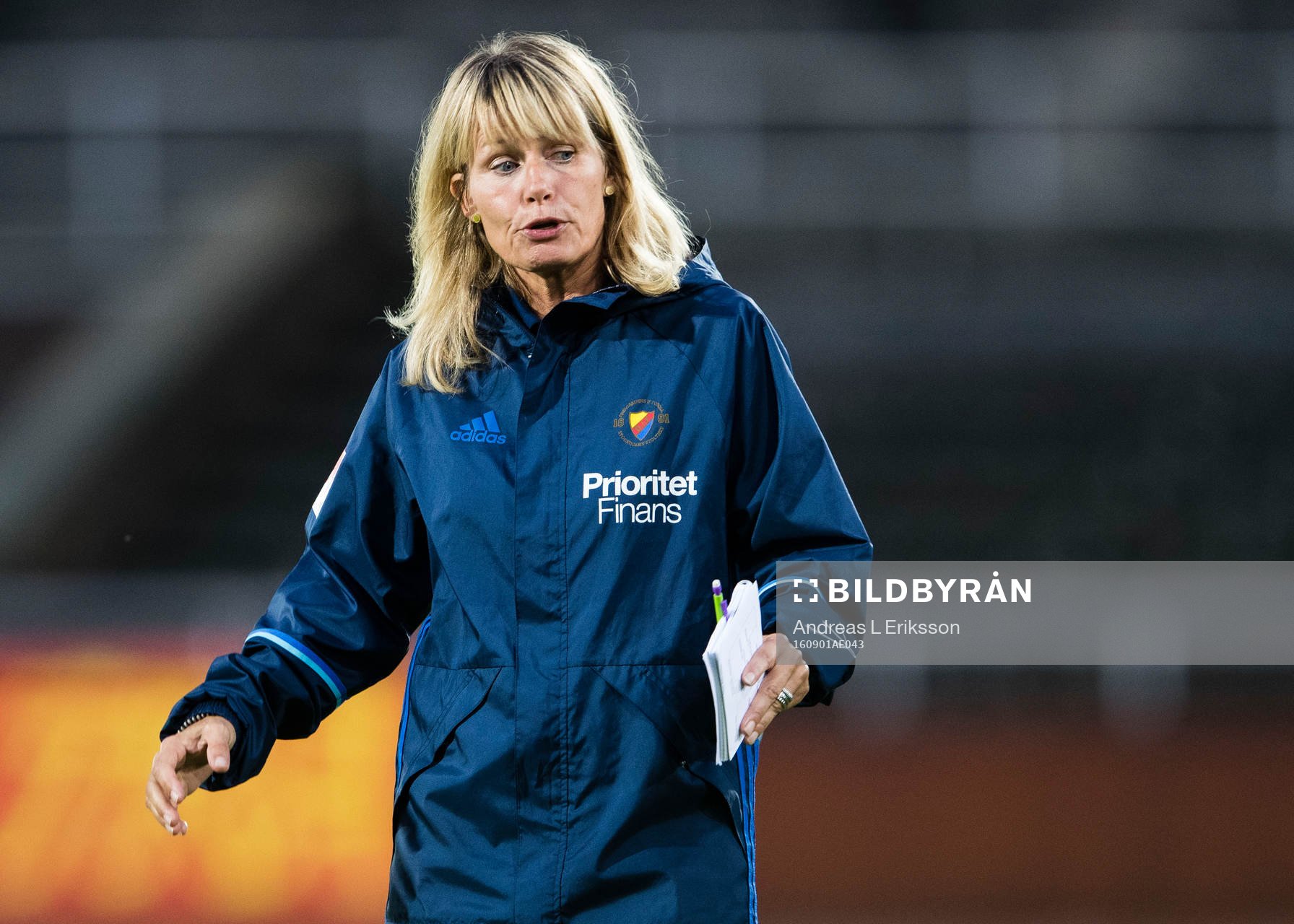 Djurgårdens tränare Yvonne Ekroth