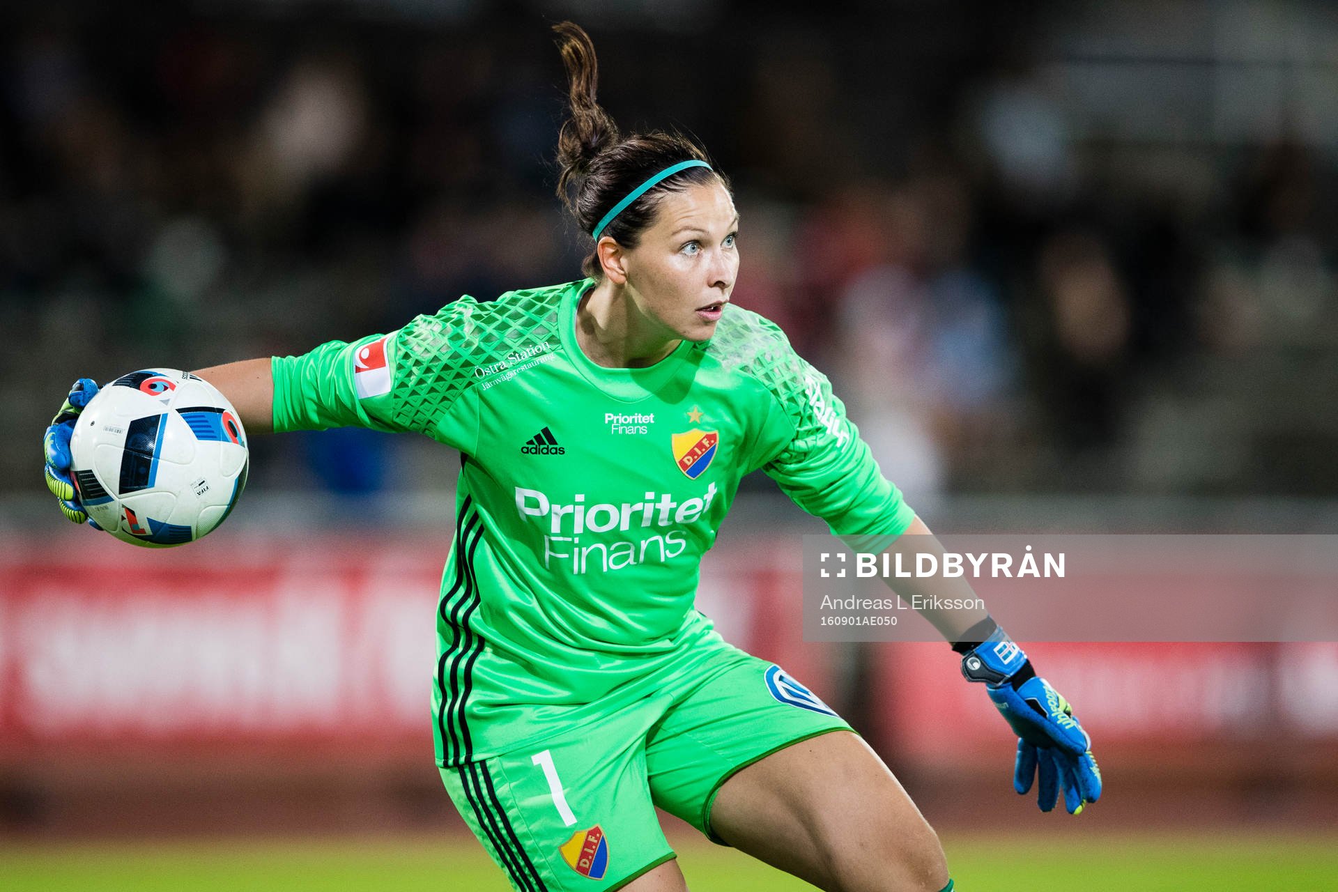 Djurgårdens målvakt Gudbjörg Gunnarsdottir