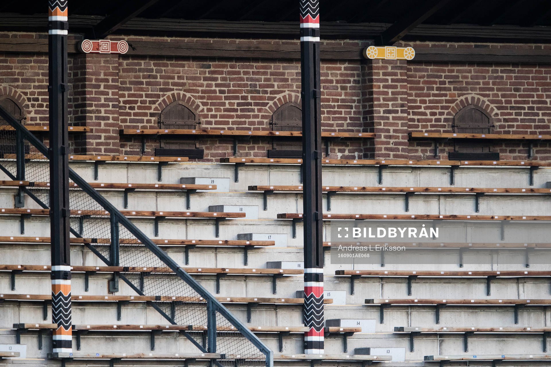Läktare på Stockholms Stadion